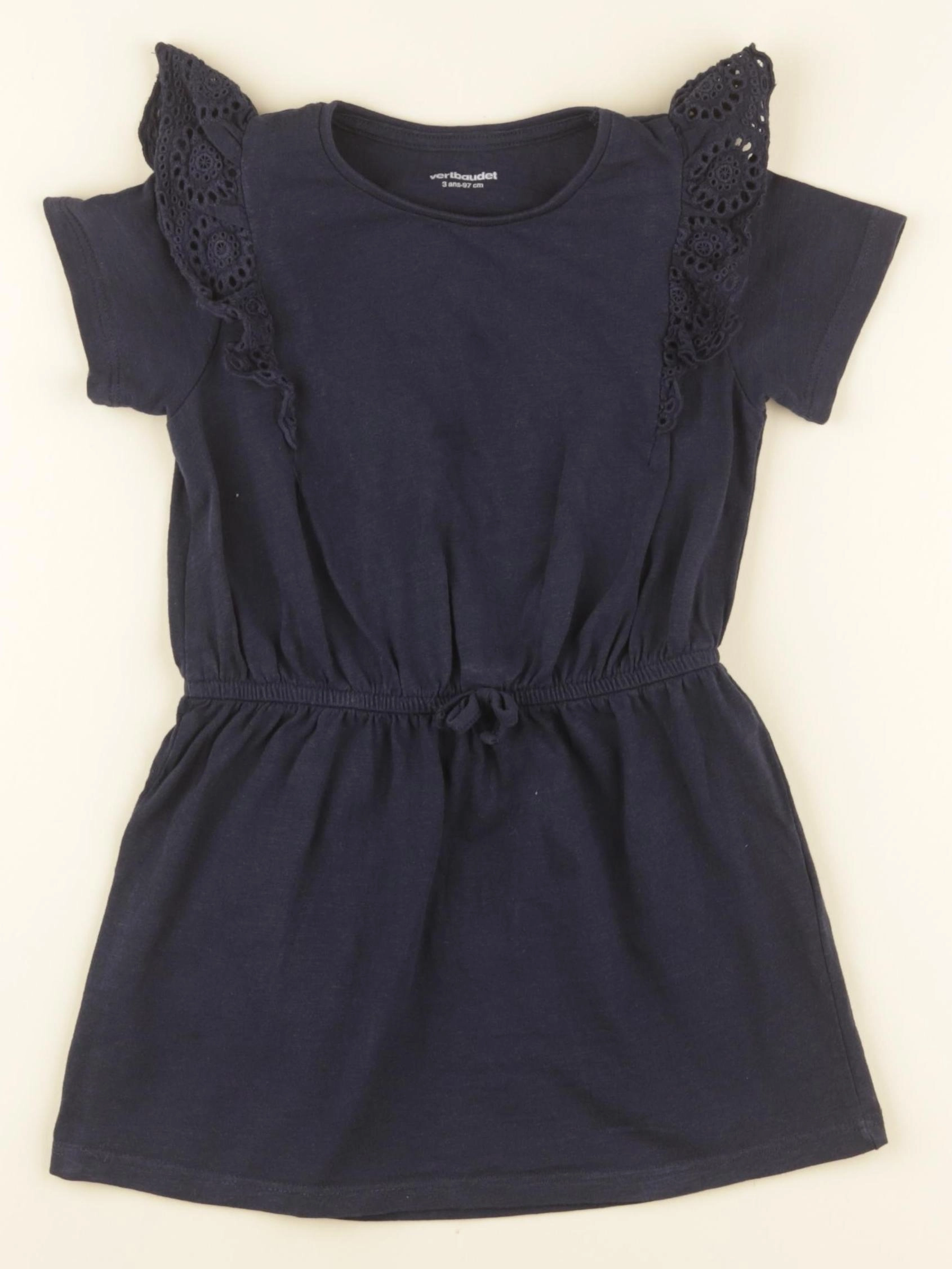 Vertbaudet - robe bleu - 3 ans
