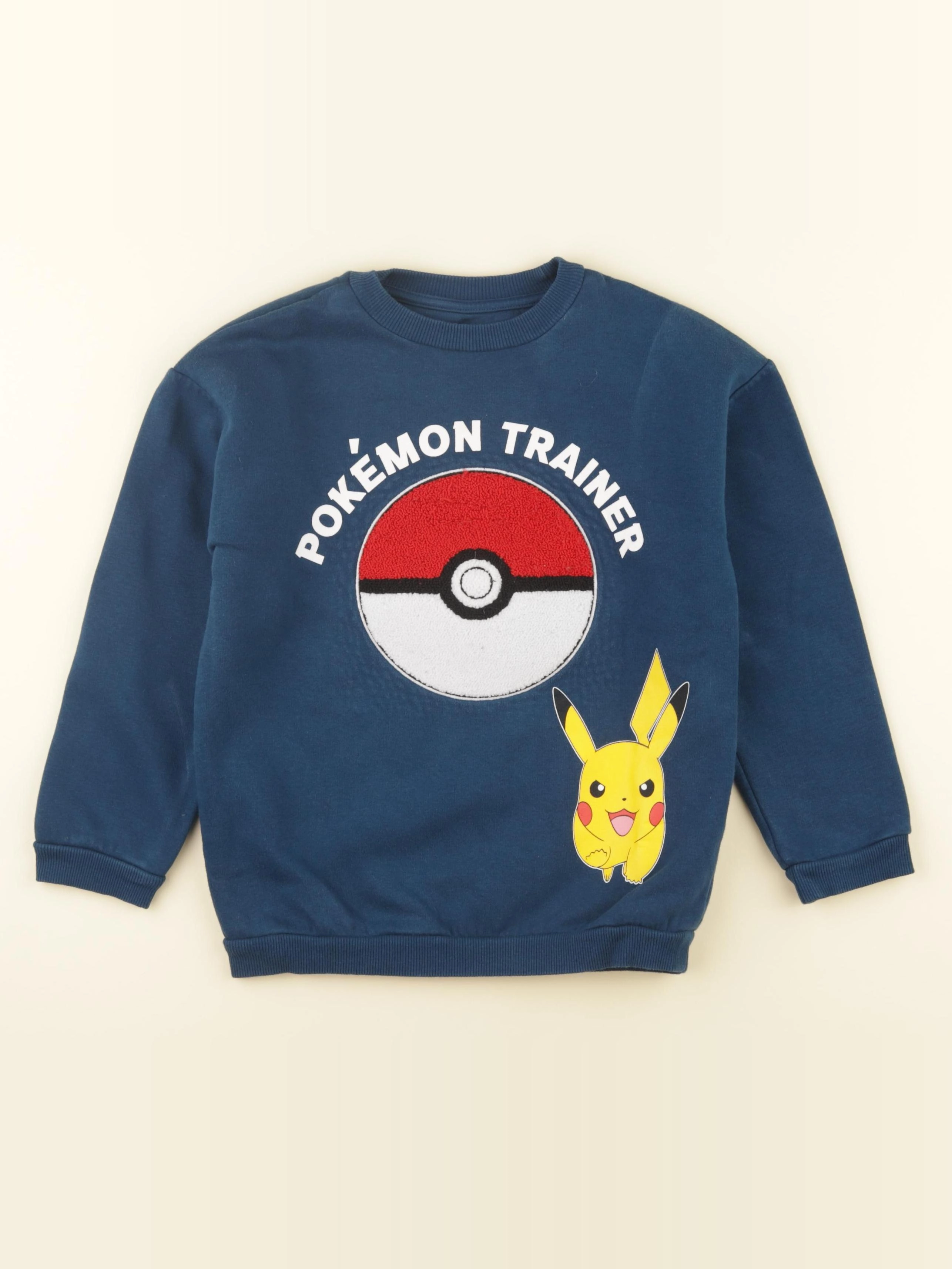 Marks & Spencer  - sweat bleu - 7/8 ans