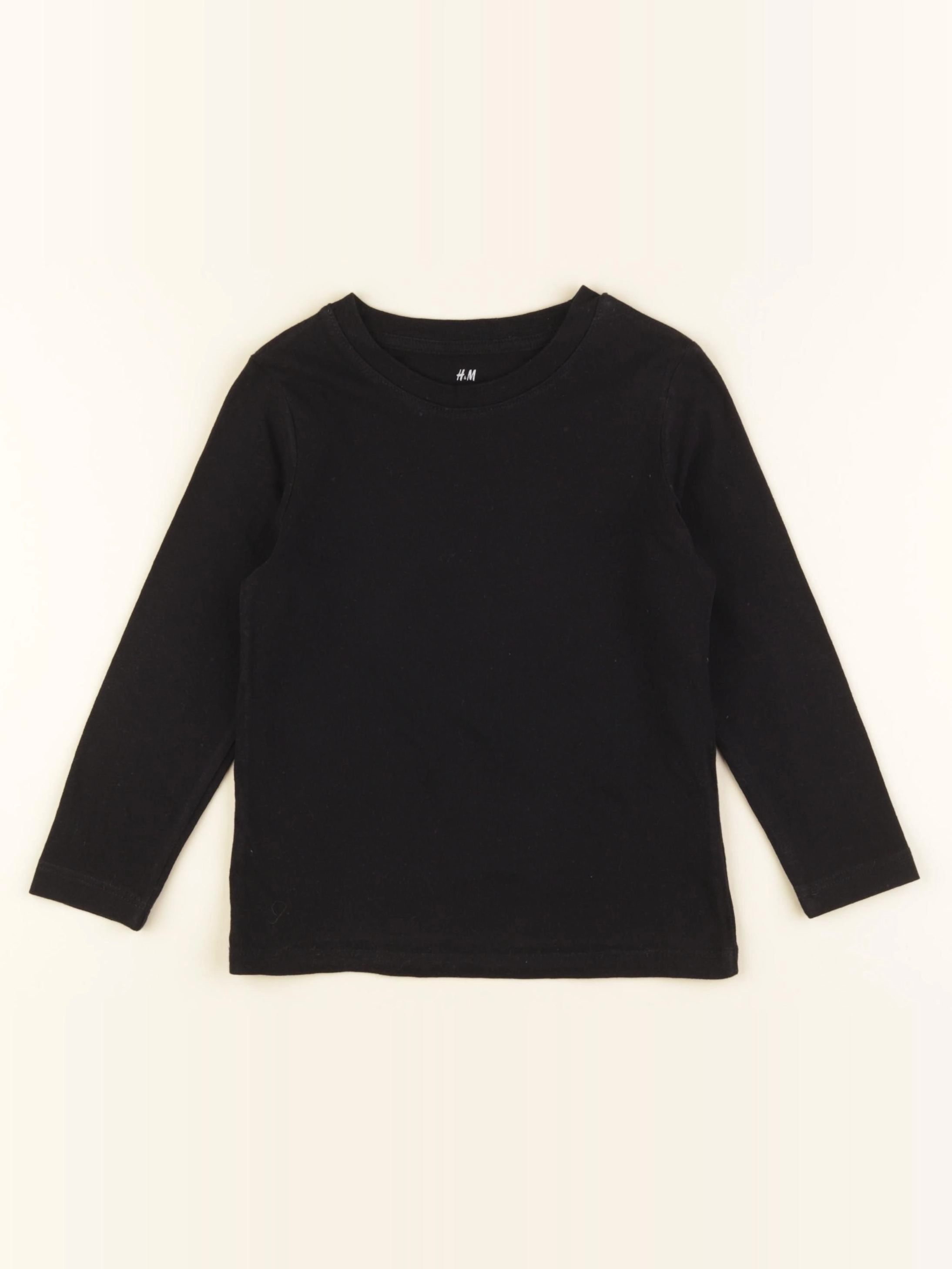 H&M - tee-shirt noir - 2/3 ans