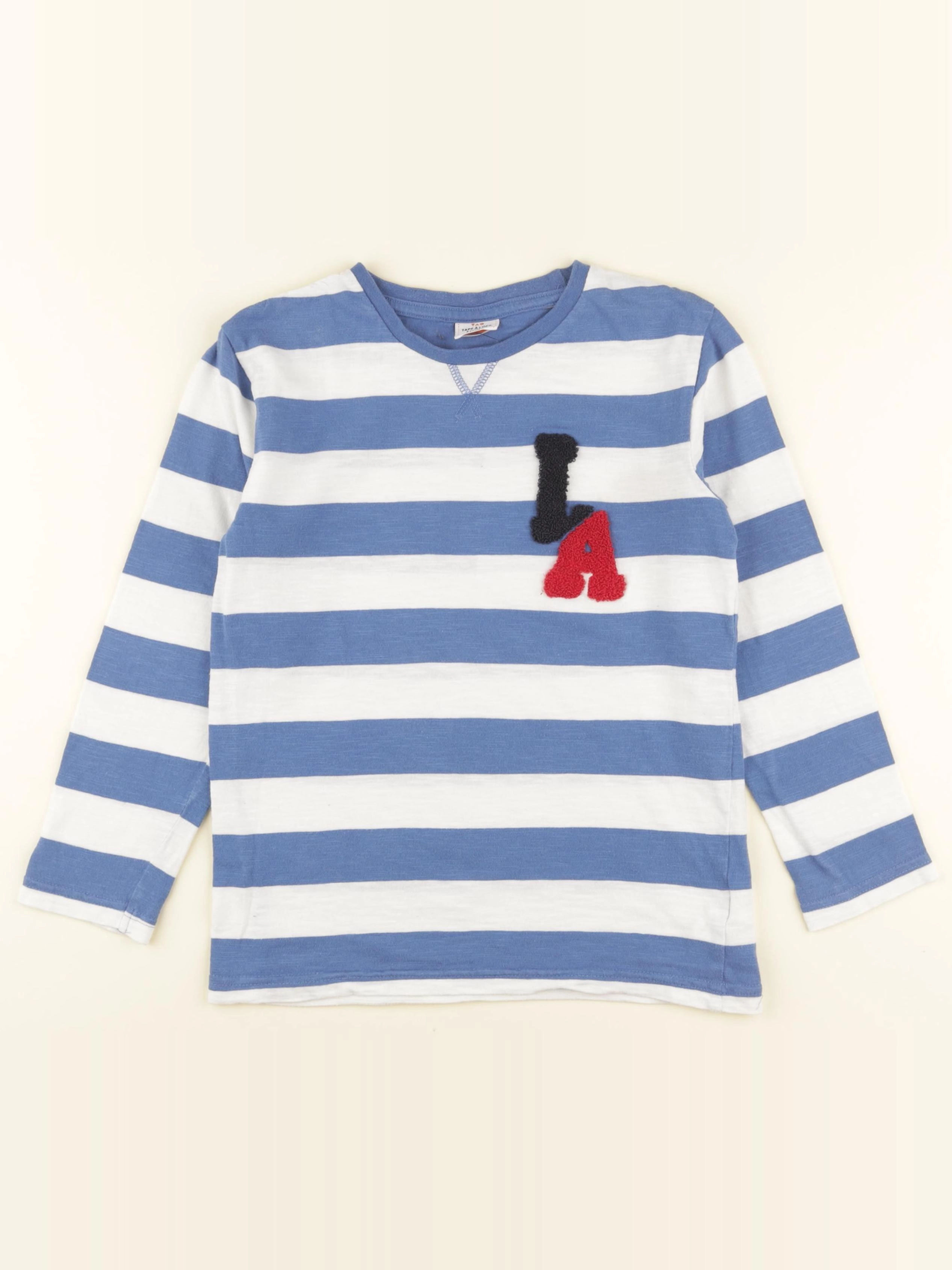 Tape à l'oeil - tee-shirt blanc, bleu - 8 ans