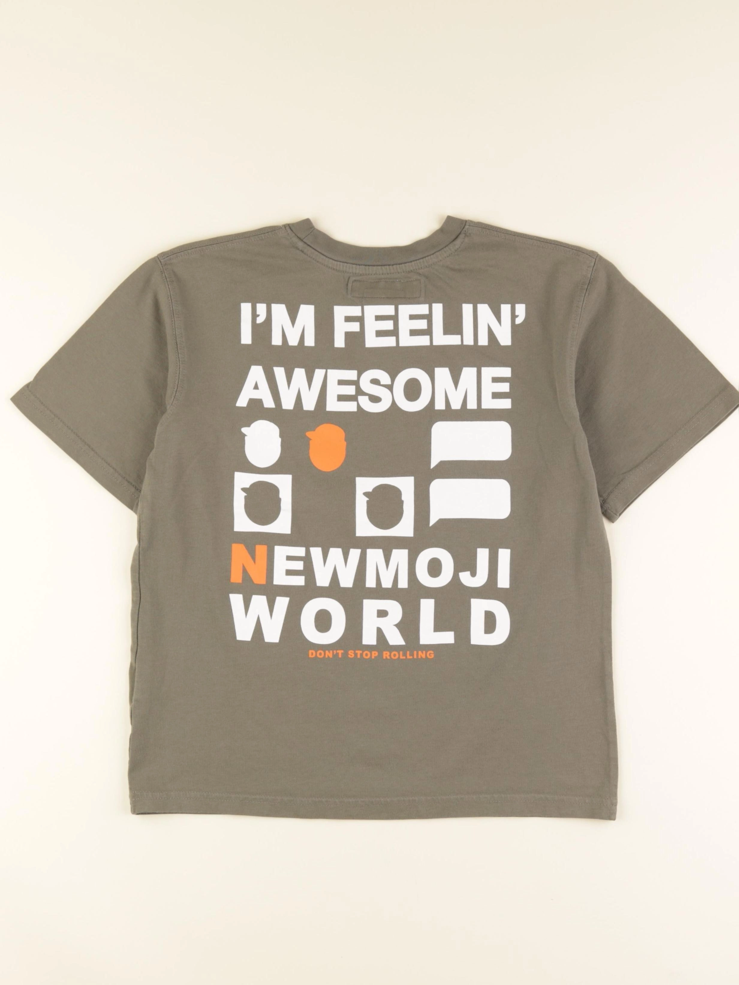 Zara - tee-shirt imprimé au dos vert - 8/9 ans