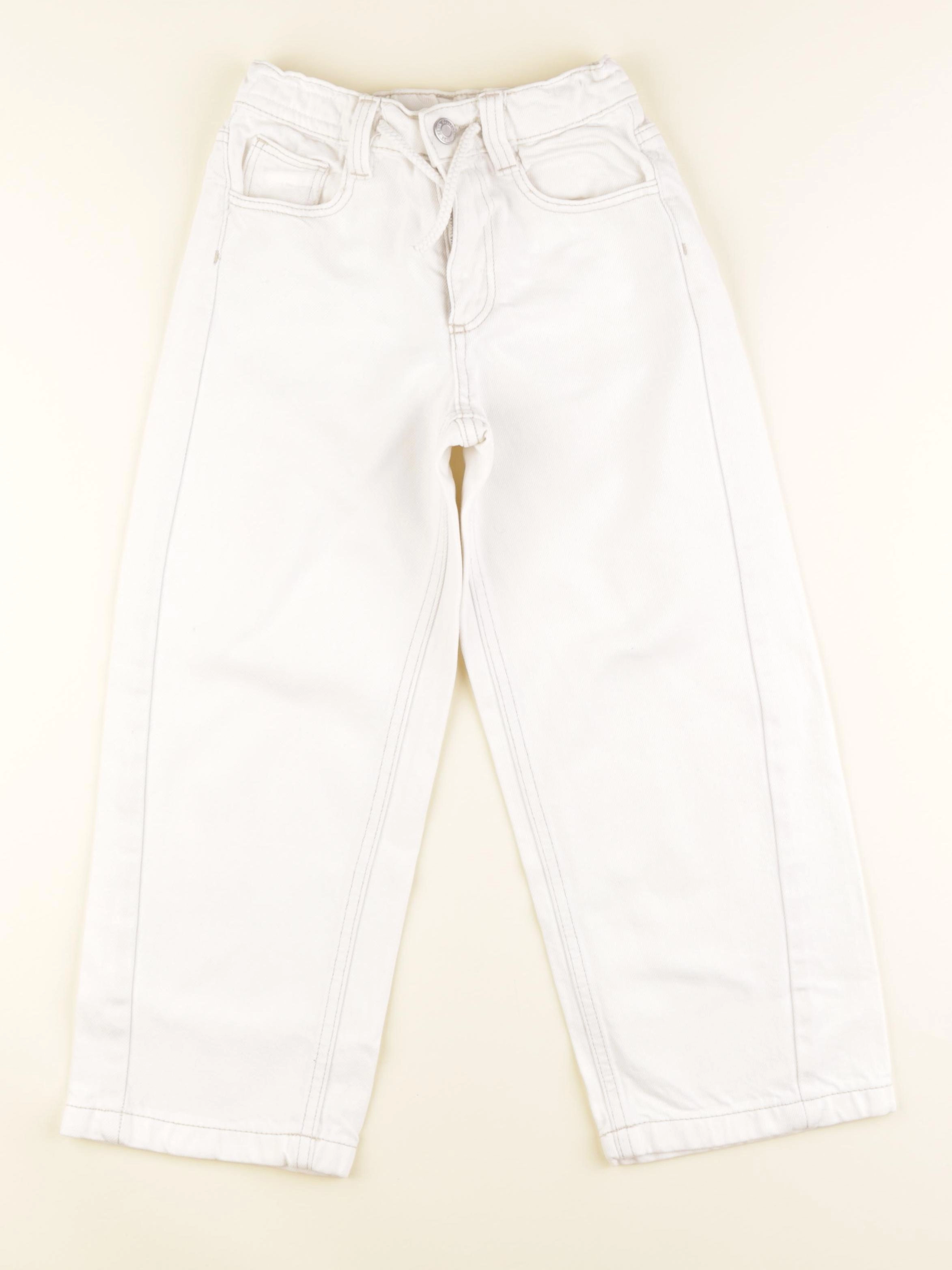 Zara - jean blanc - 7 ans