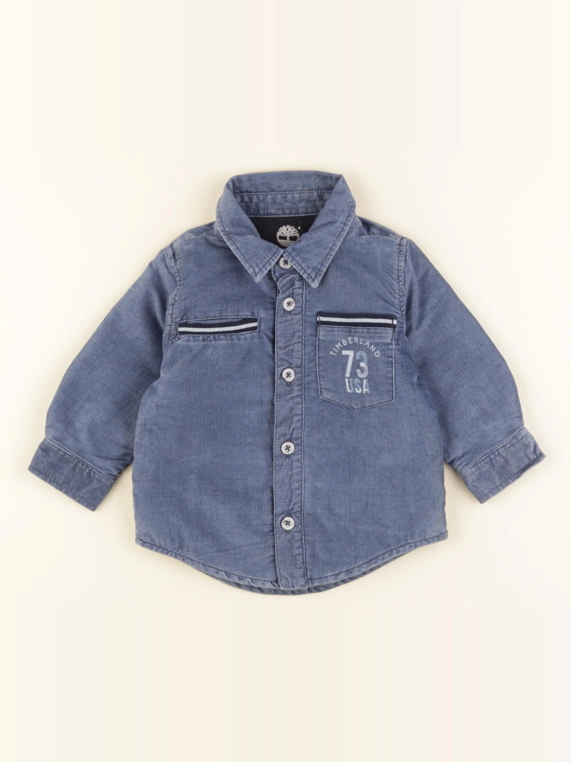 Timberland - chemise bleu - 6 mois