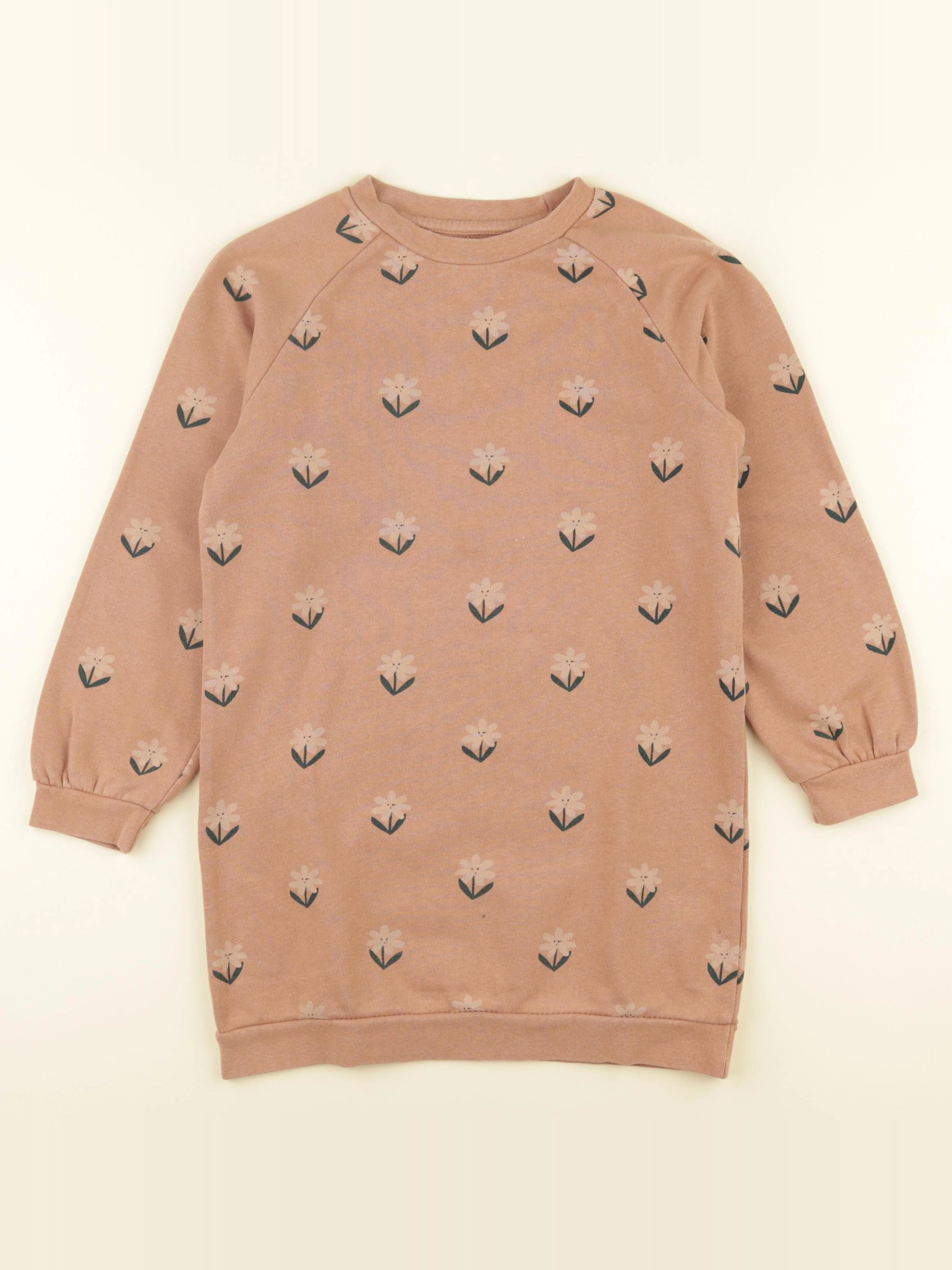 Vertbaudet - robe marron - 8 ans