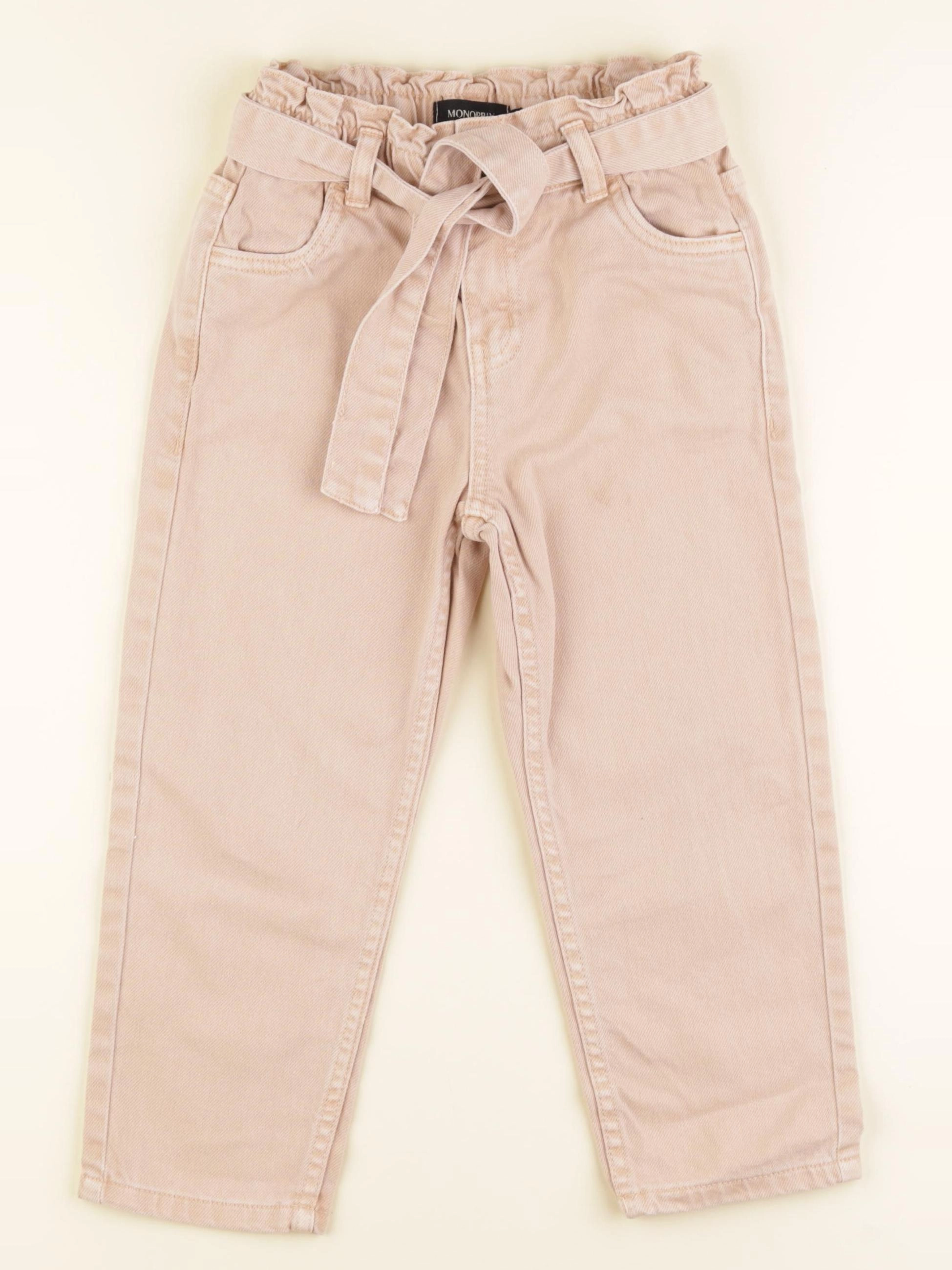 Monoprix - jean marron - 3 ans