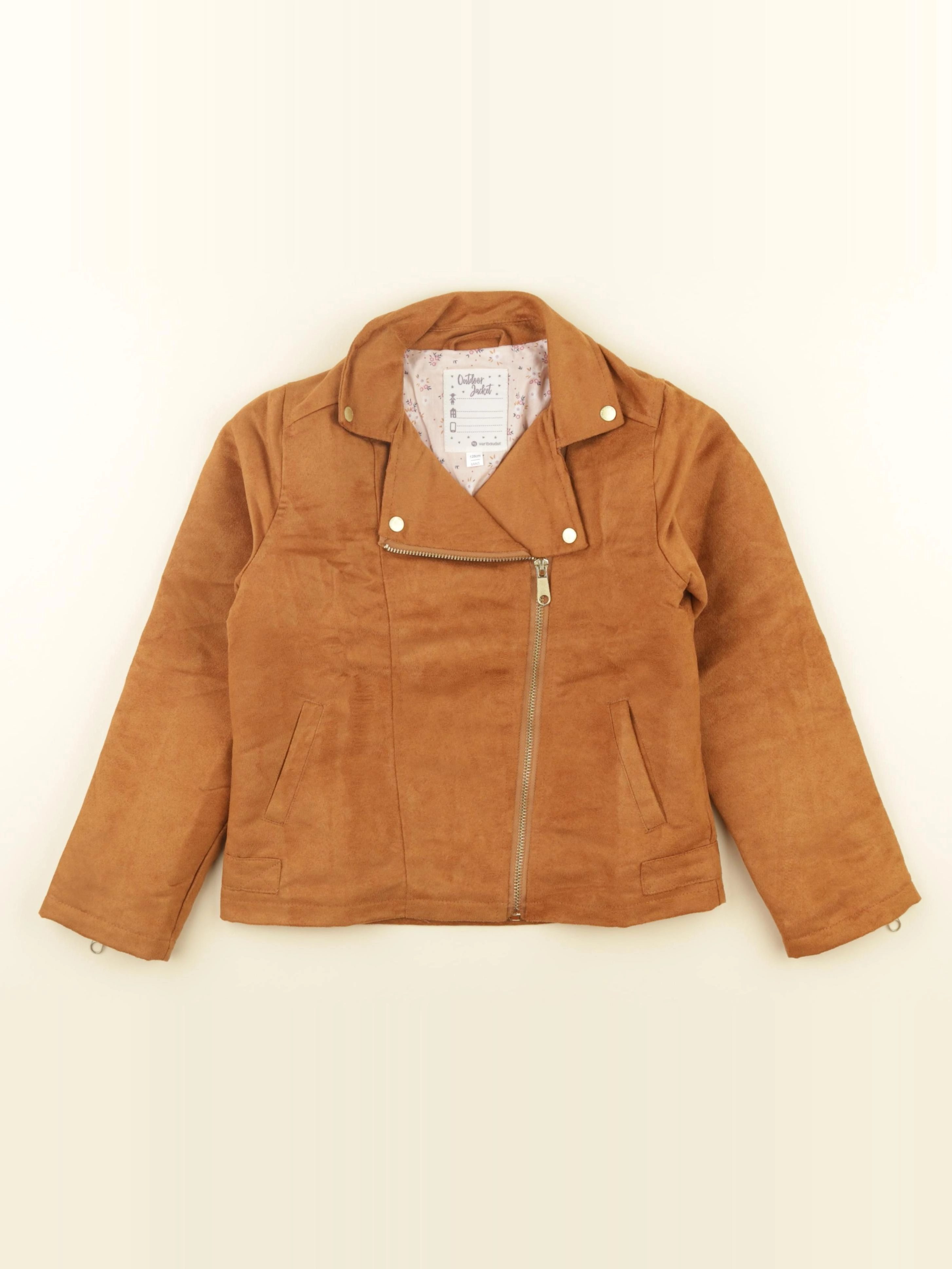 Vertbaudet - veste marron - 8 ans