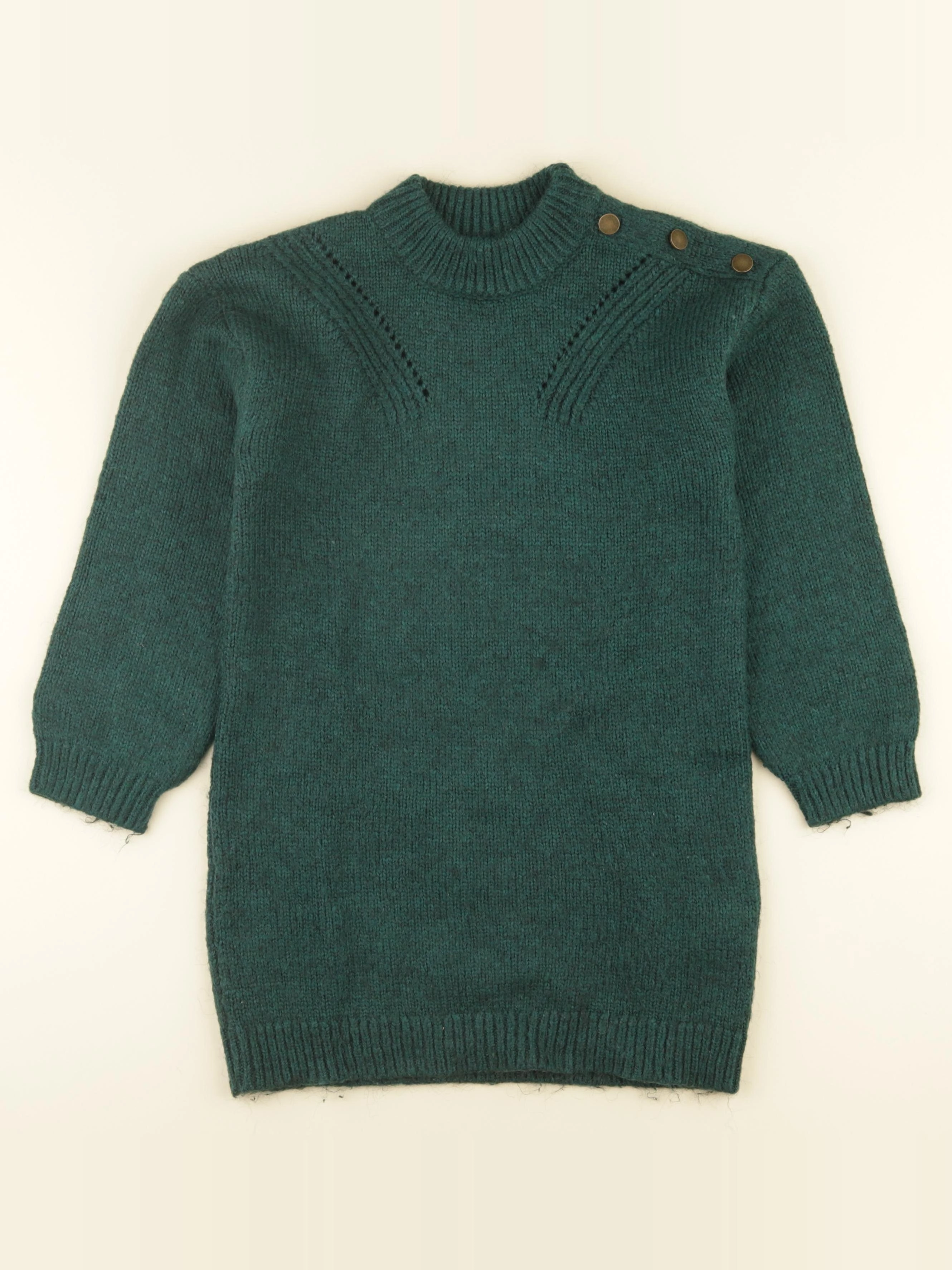 Vertbaudet - robe vert - 8 ans