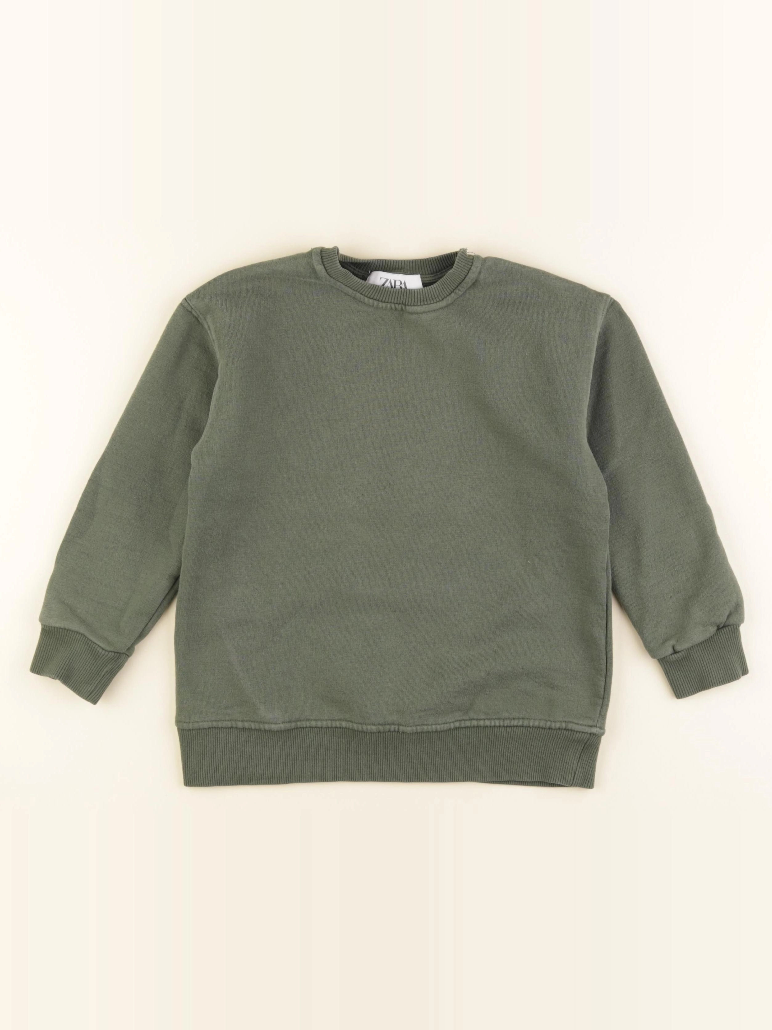 Zara - sweat vert - 7 ans
