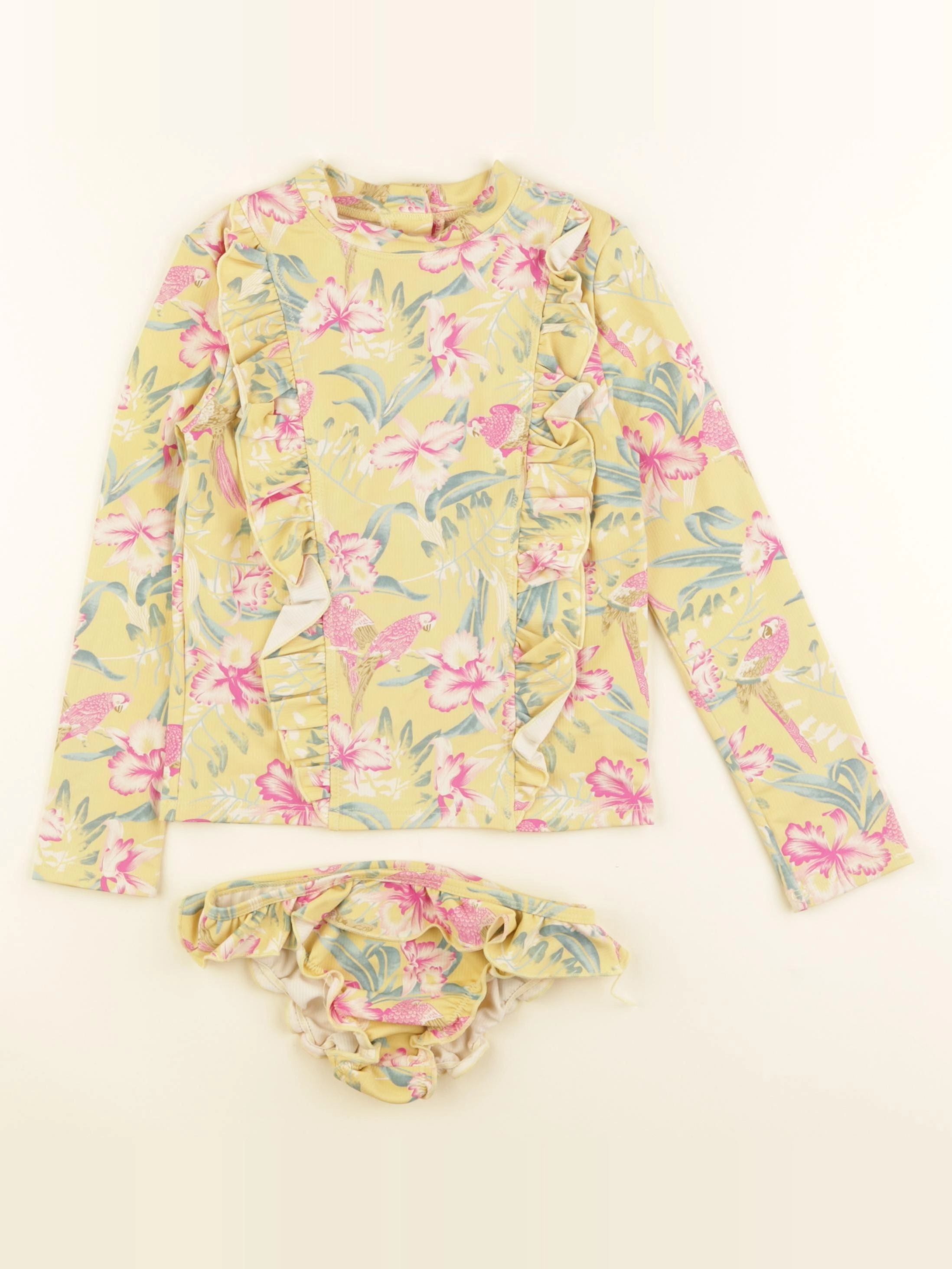 Louise Misha - ensemble de bain jaune - 6 ans