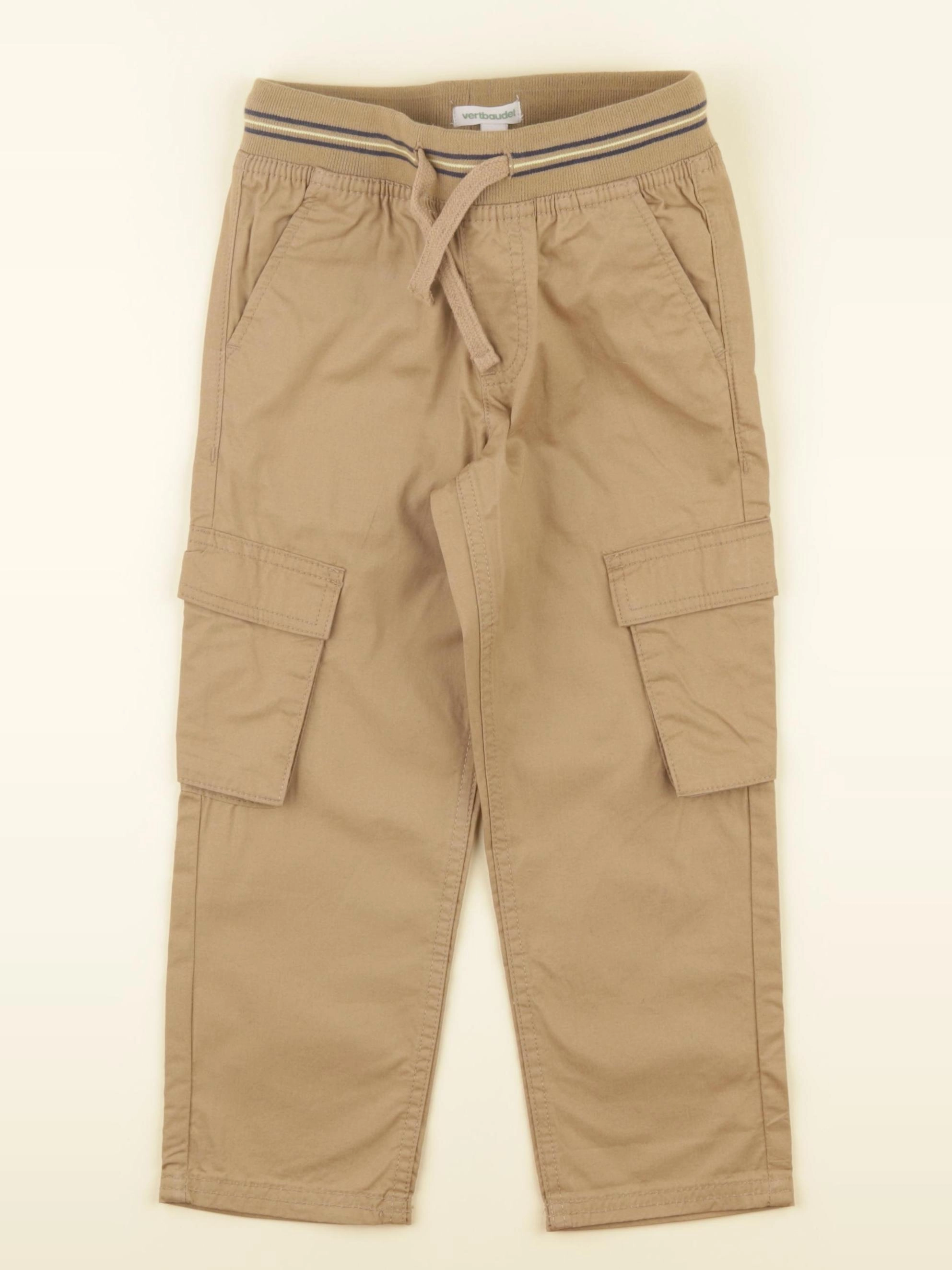 Vertbaudet - pantalon marron - 4 ans
