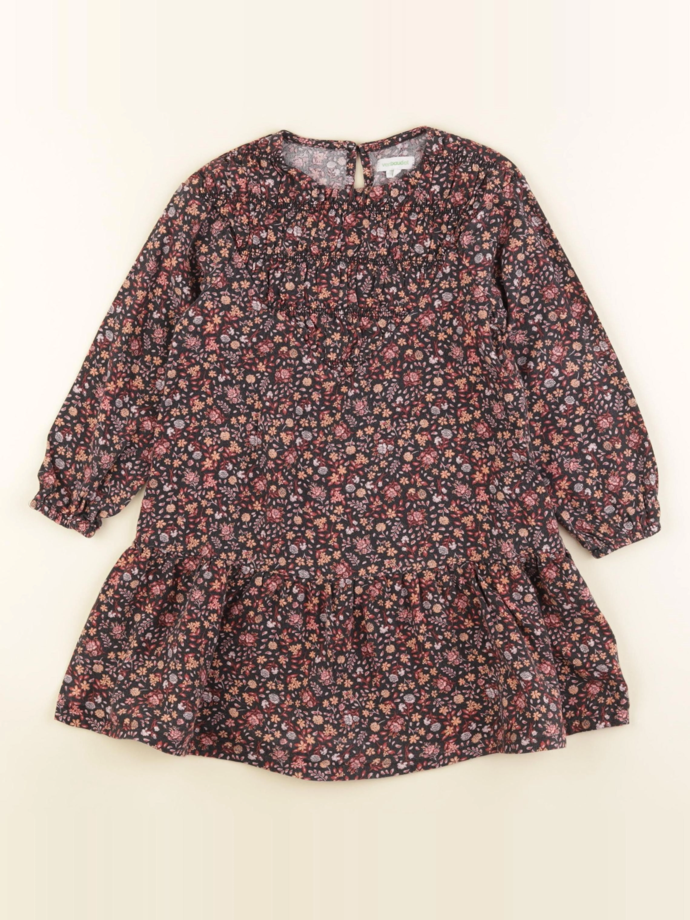 Vertbaudet - robe multicolore - 4 ans