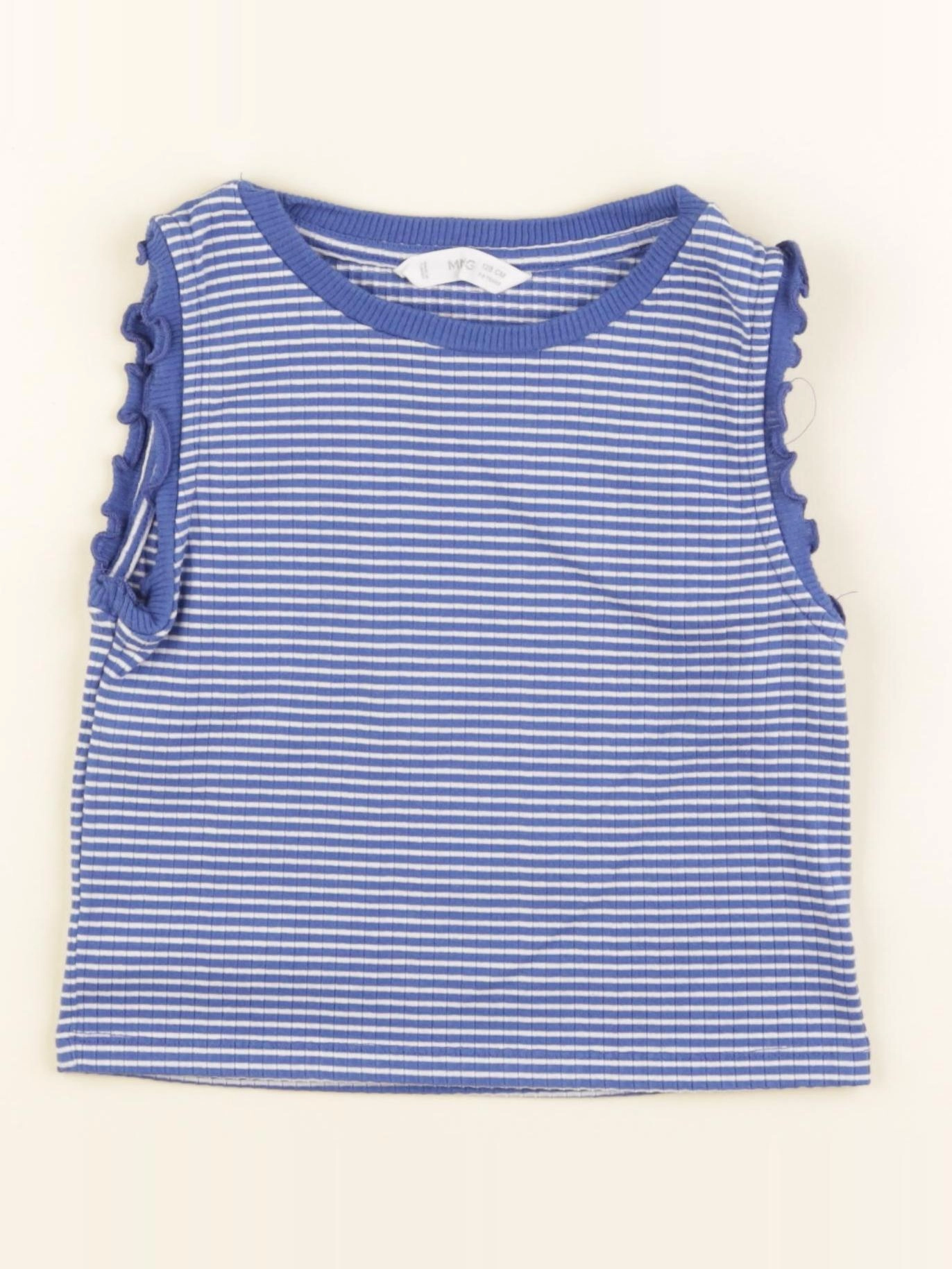 Mango - débardeur bleu - 7/8 ans