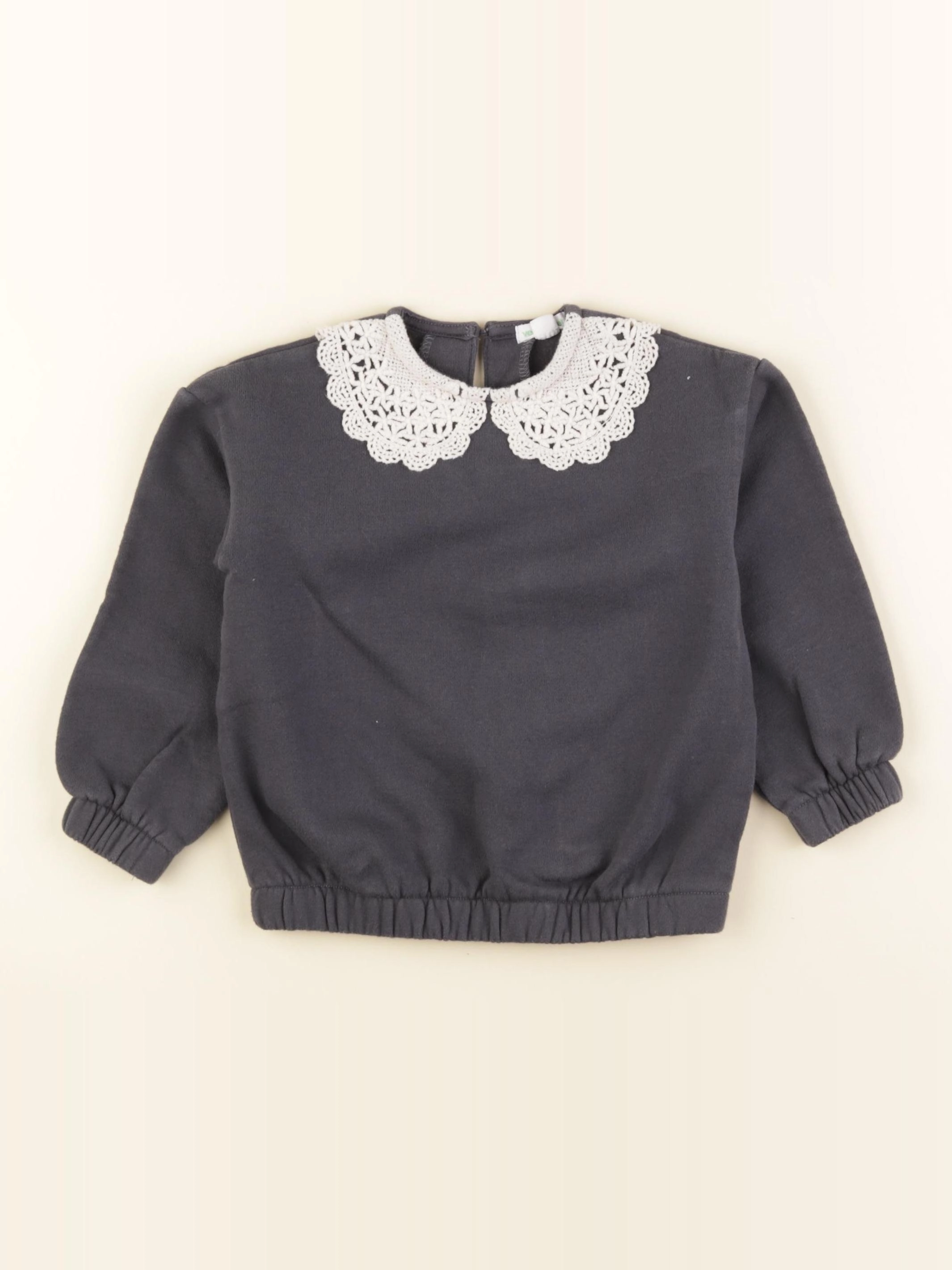 Vertbaudet - sweat gris - 4 ans