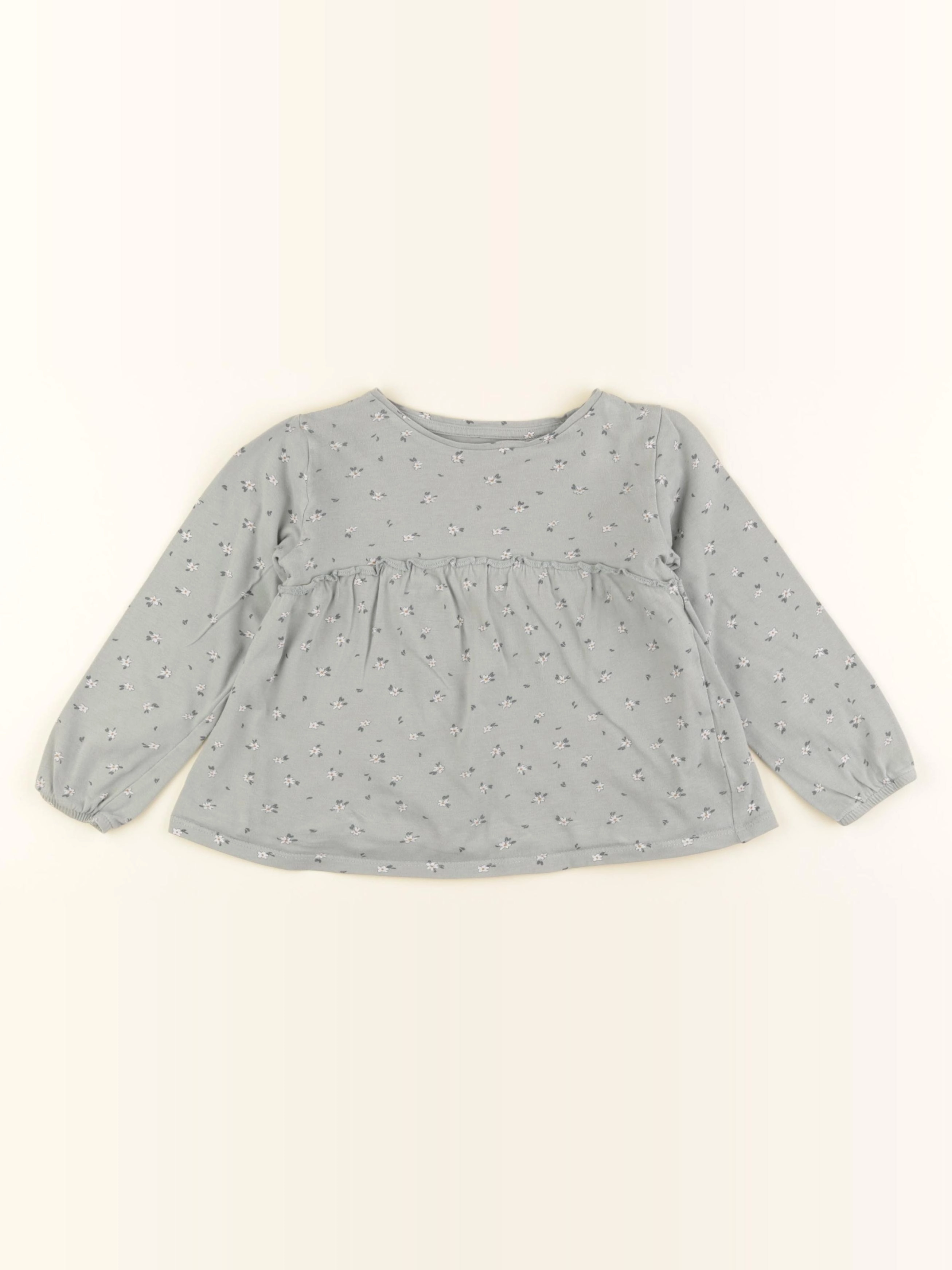 Vertbaudet - tee-shirt vert - 4 ans