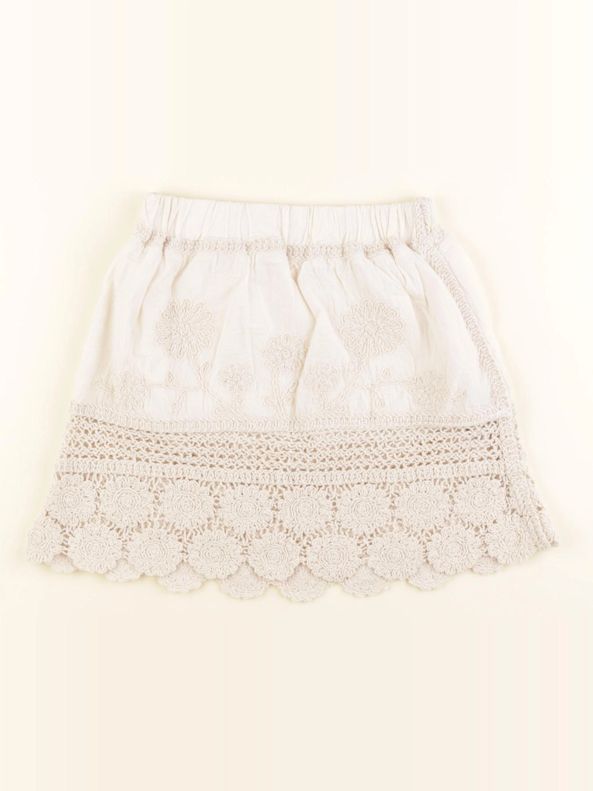 Zara - jupe beige - 9/10 ans