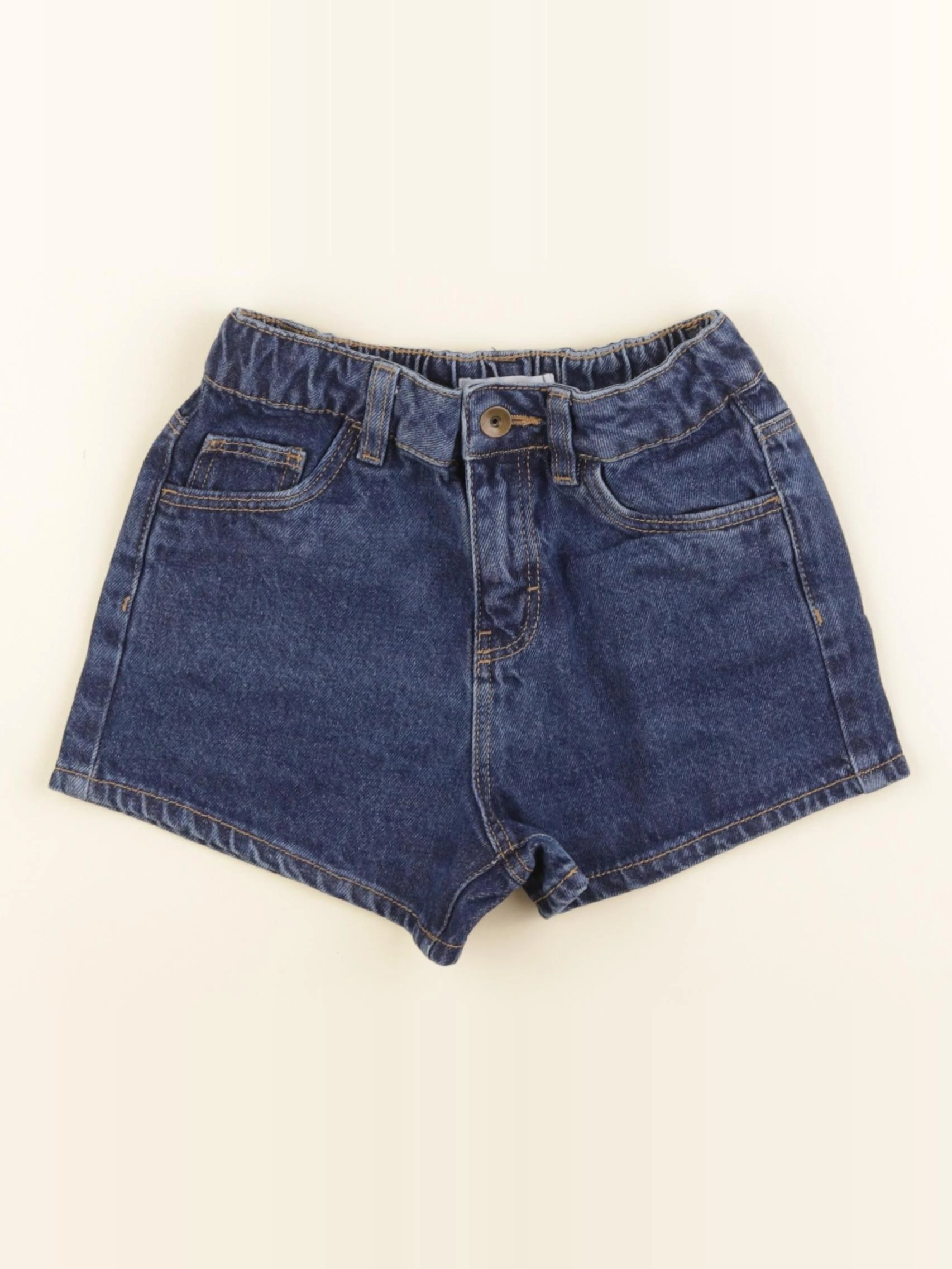 Monoprix - short bleu - 6 ans