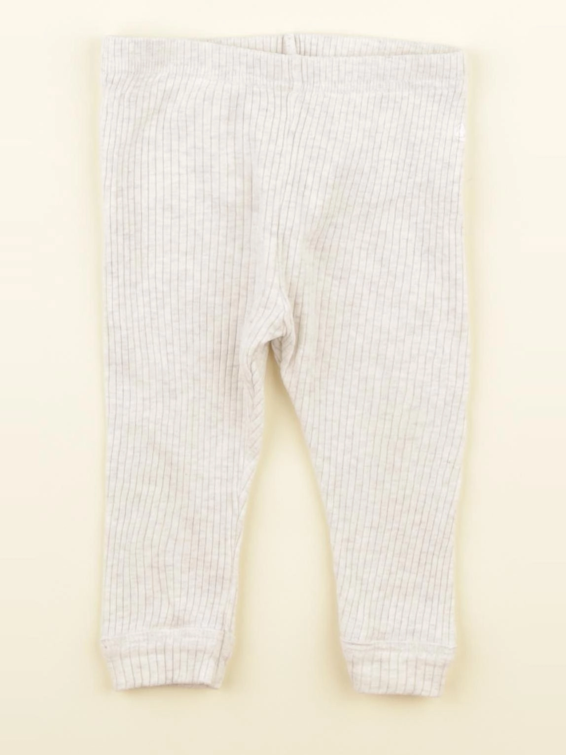 Petit Bateau - legging beige - 6 mois