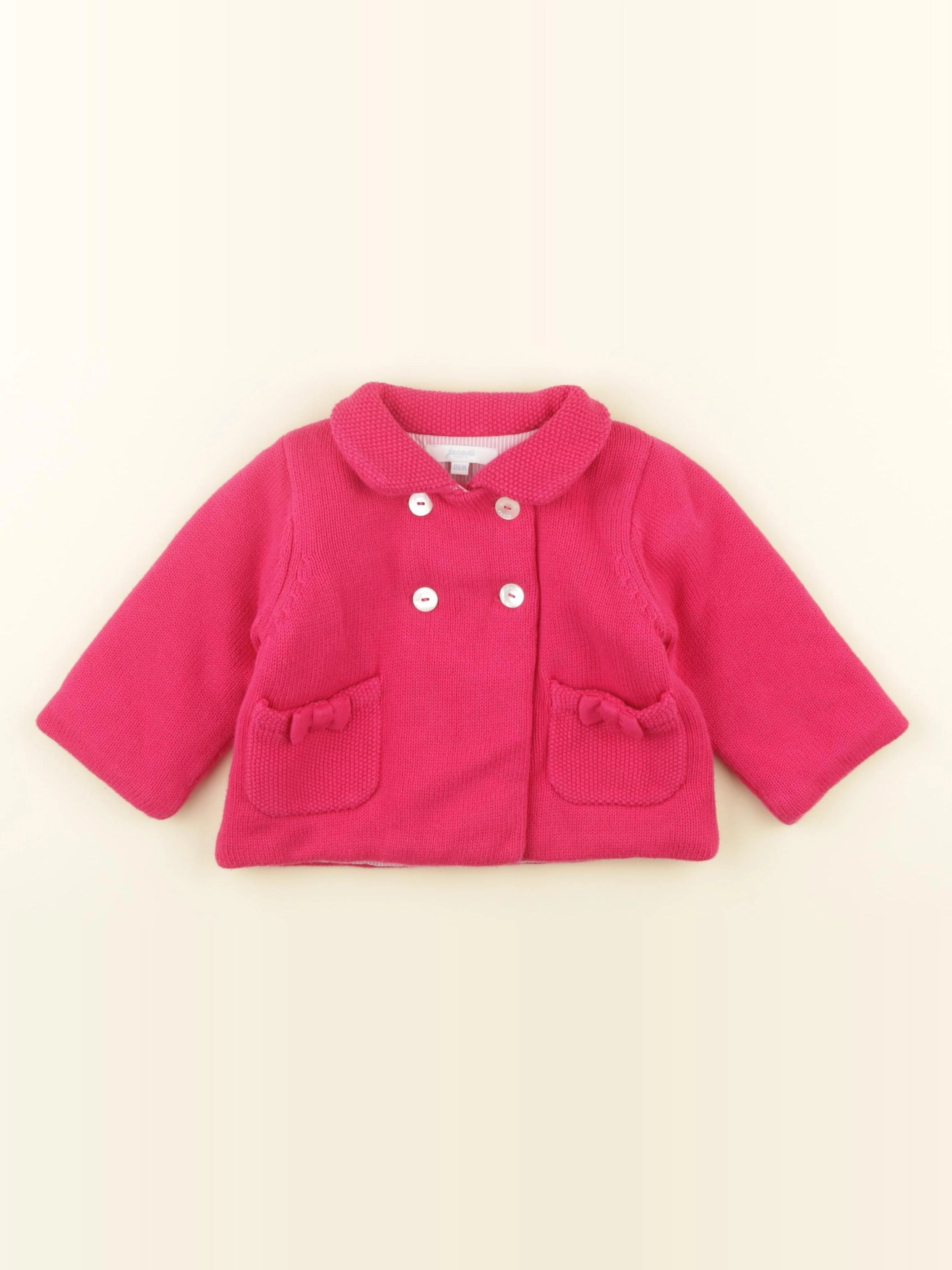 Jacadi - veste rose - 6 mois