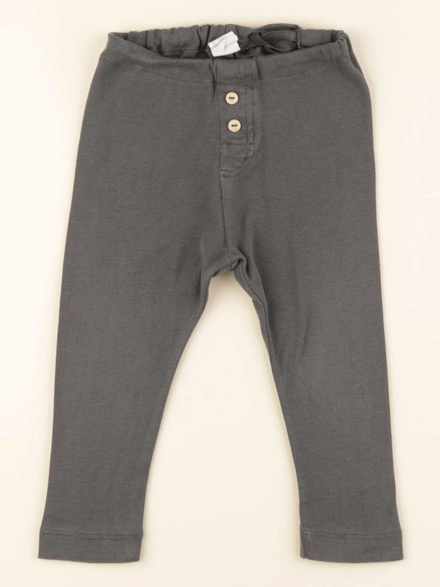 H&M - legging gris - 18 mois