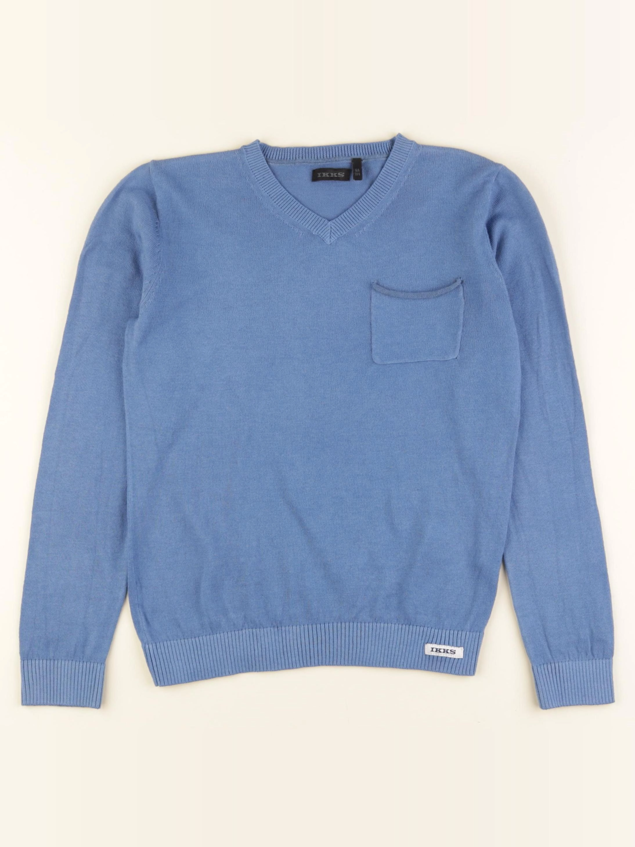 IKKS - pull bleu - 6 ans
