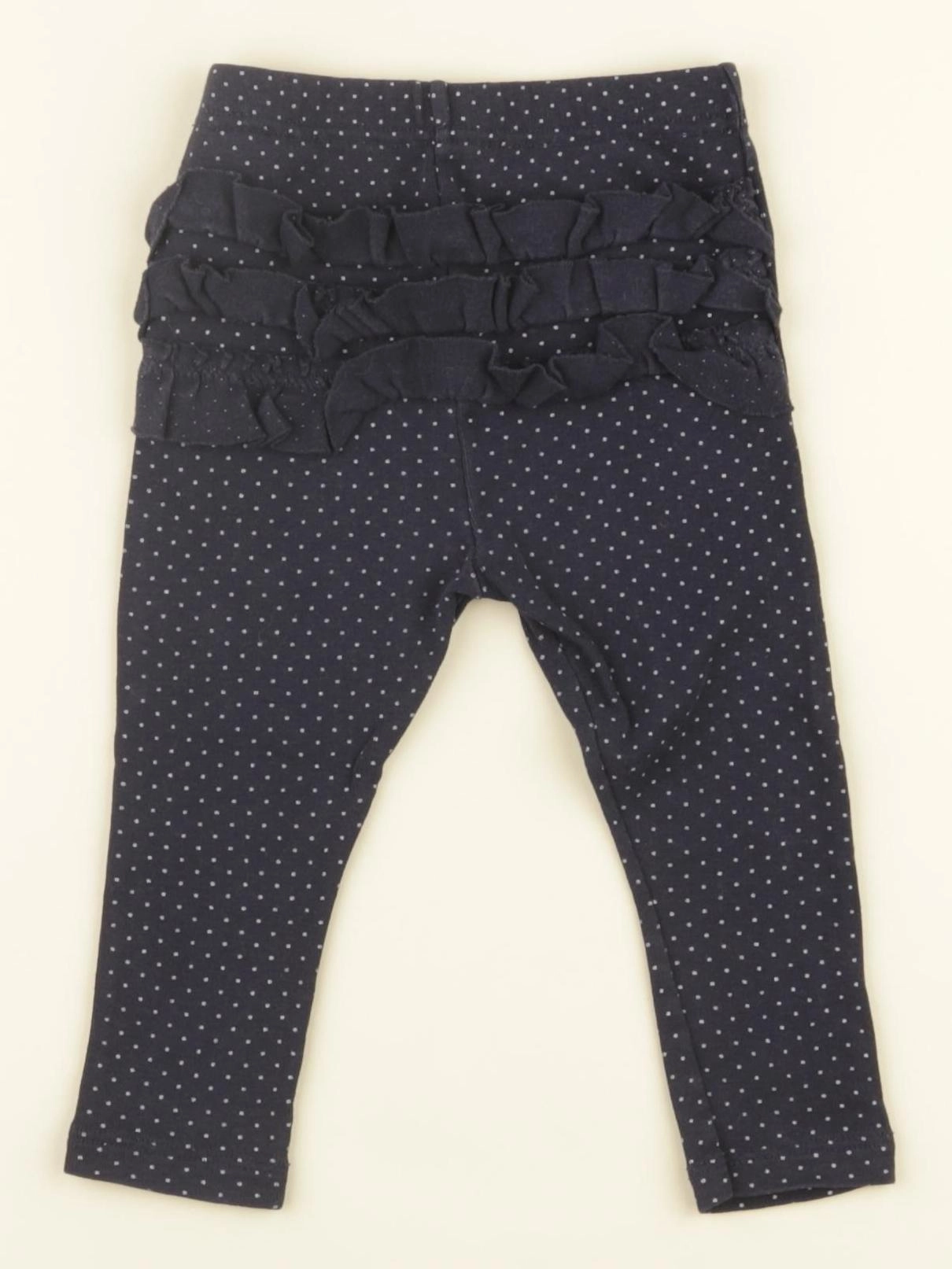 Petit Bateau - legging bleu - 12 mois