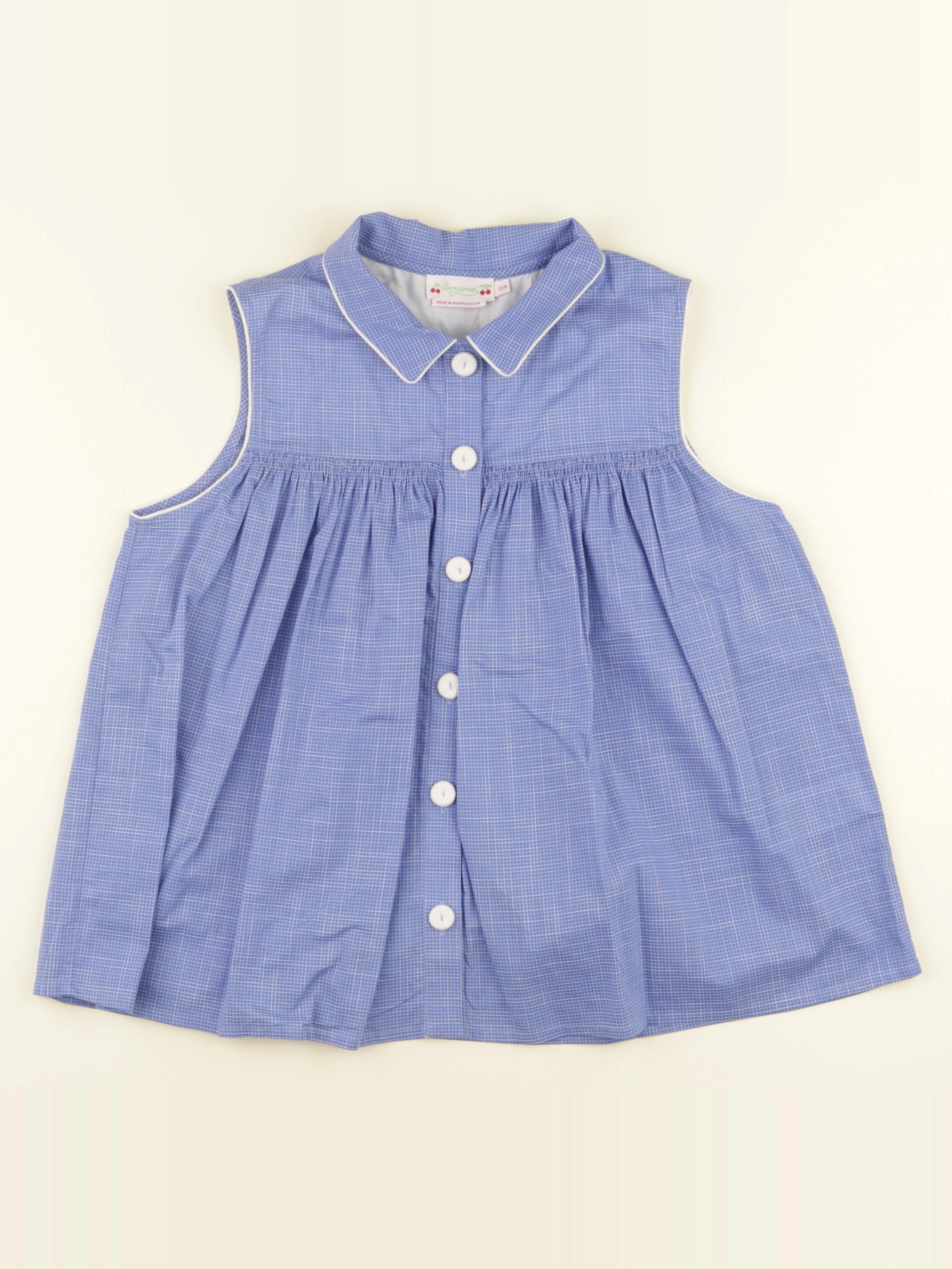 Bonpoint - blouse bleu - 12 ans