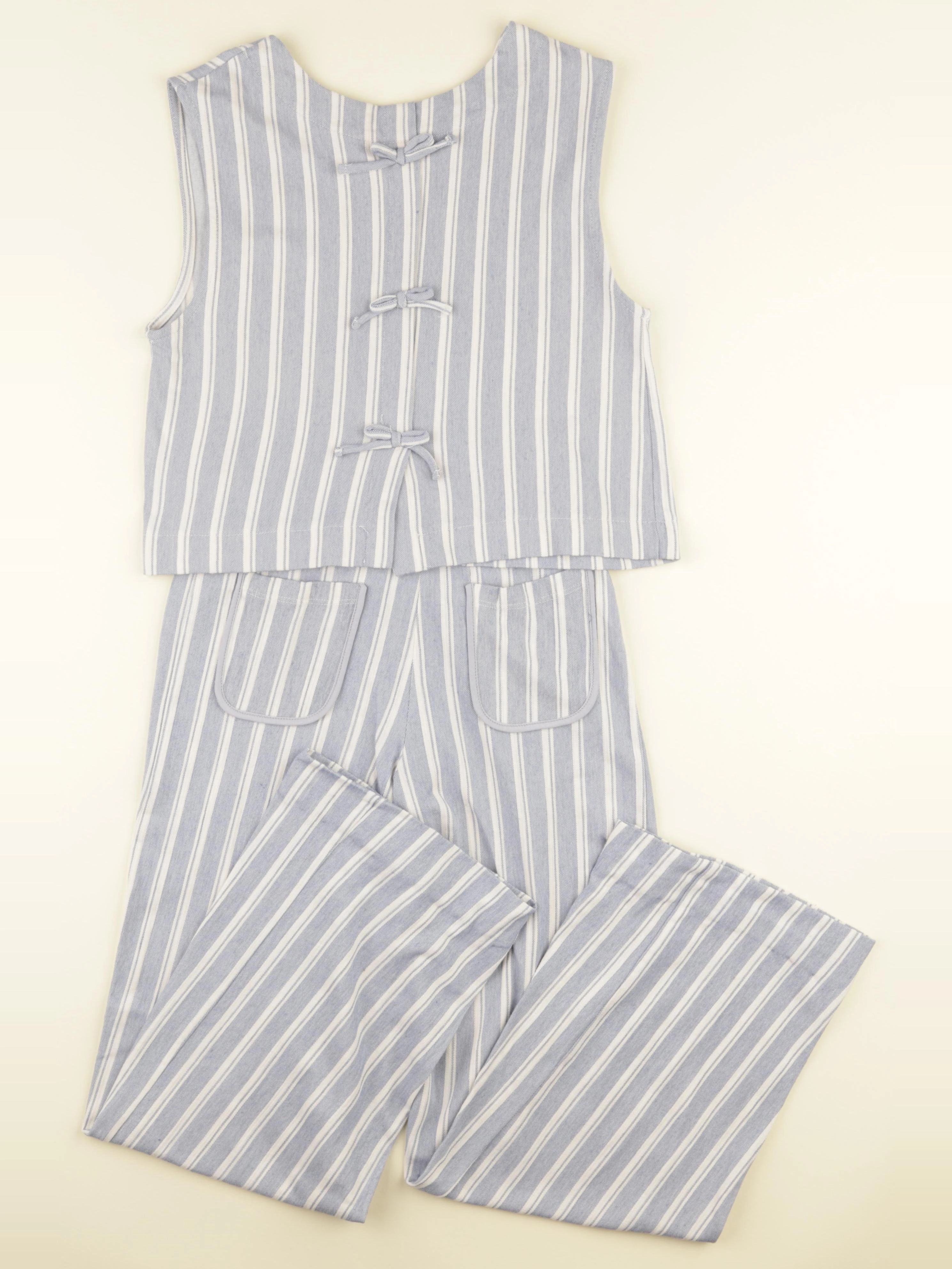 Zara - ensemble bleu, blanc - 11/12 ans