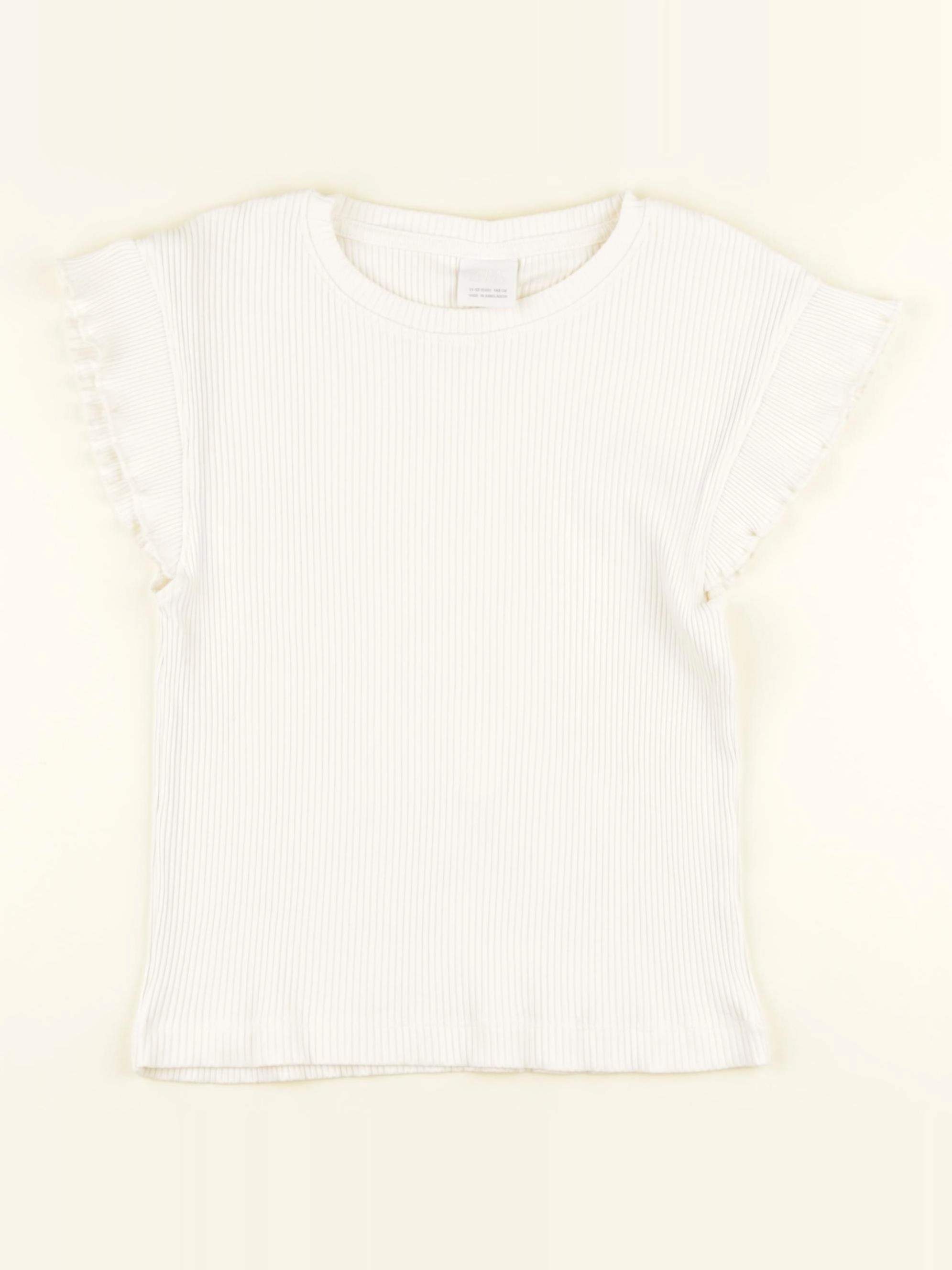 Zara - tee-shirt blanc - 11/12 ans