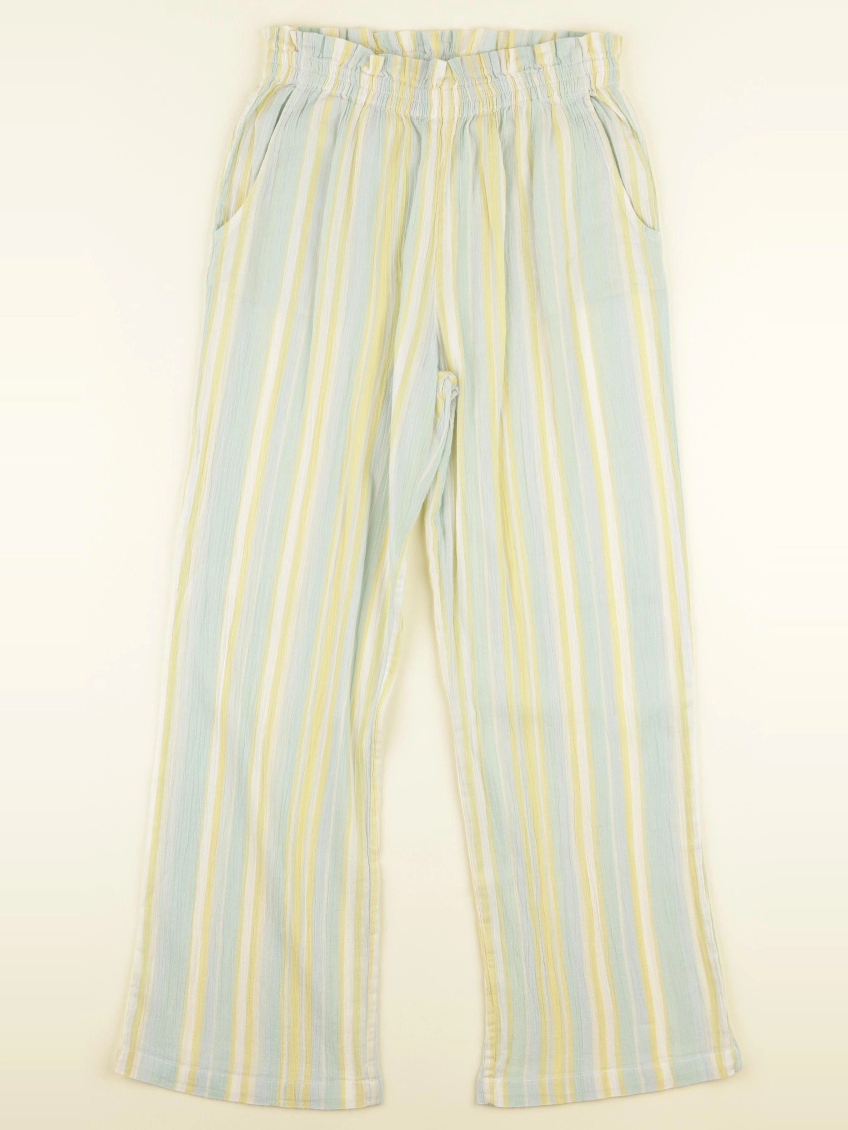 Bonpoint - pantalon jaune, vert - 12 ans