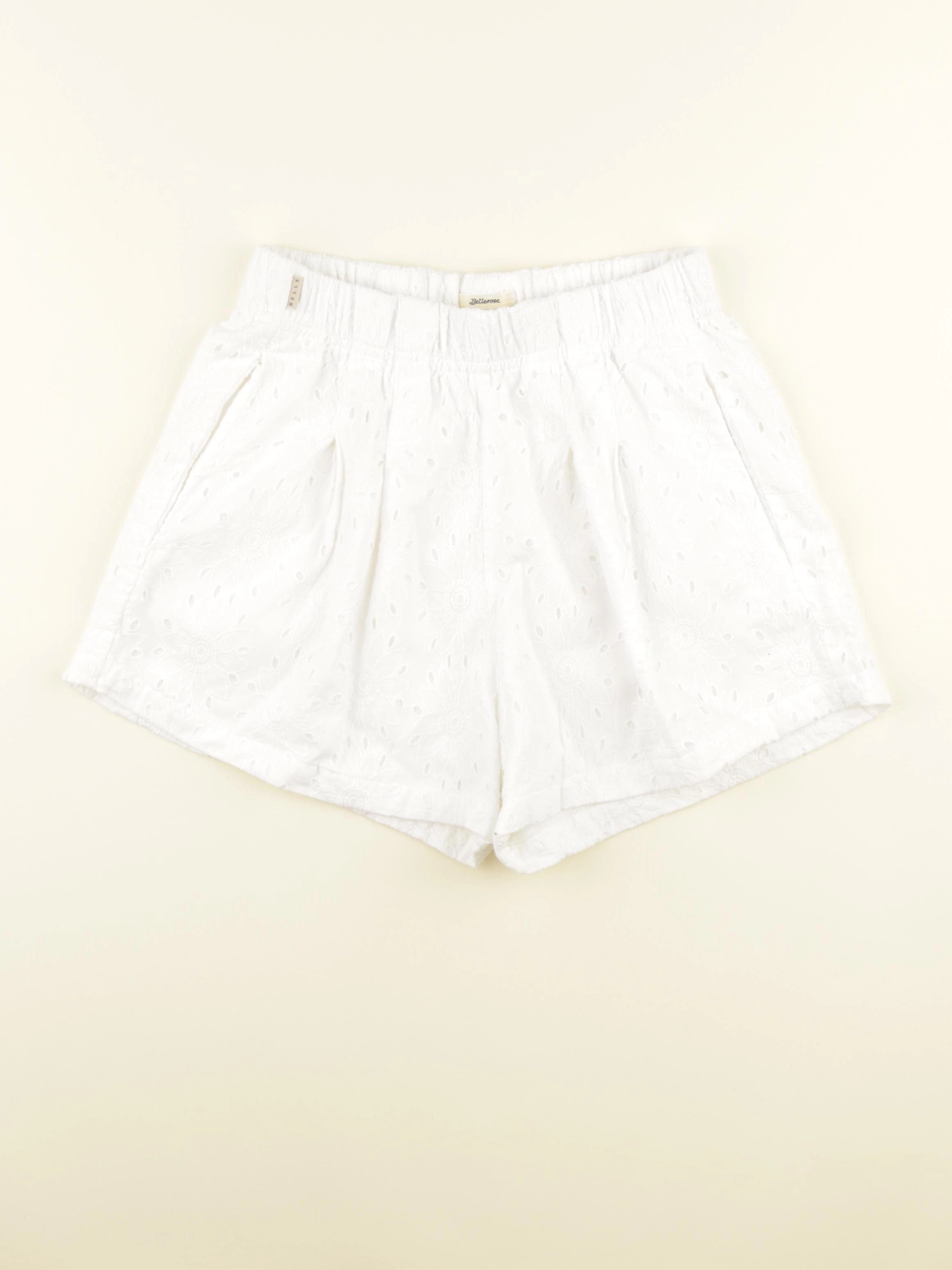 Bellerose - short blanc - 12 ans