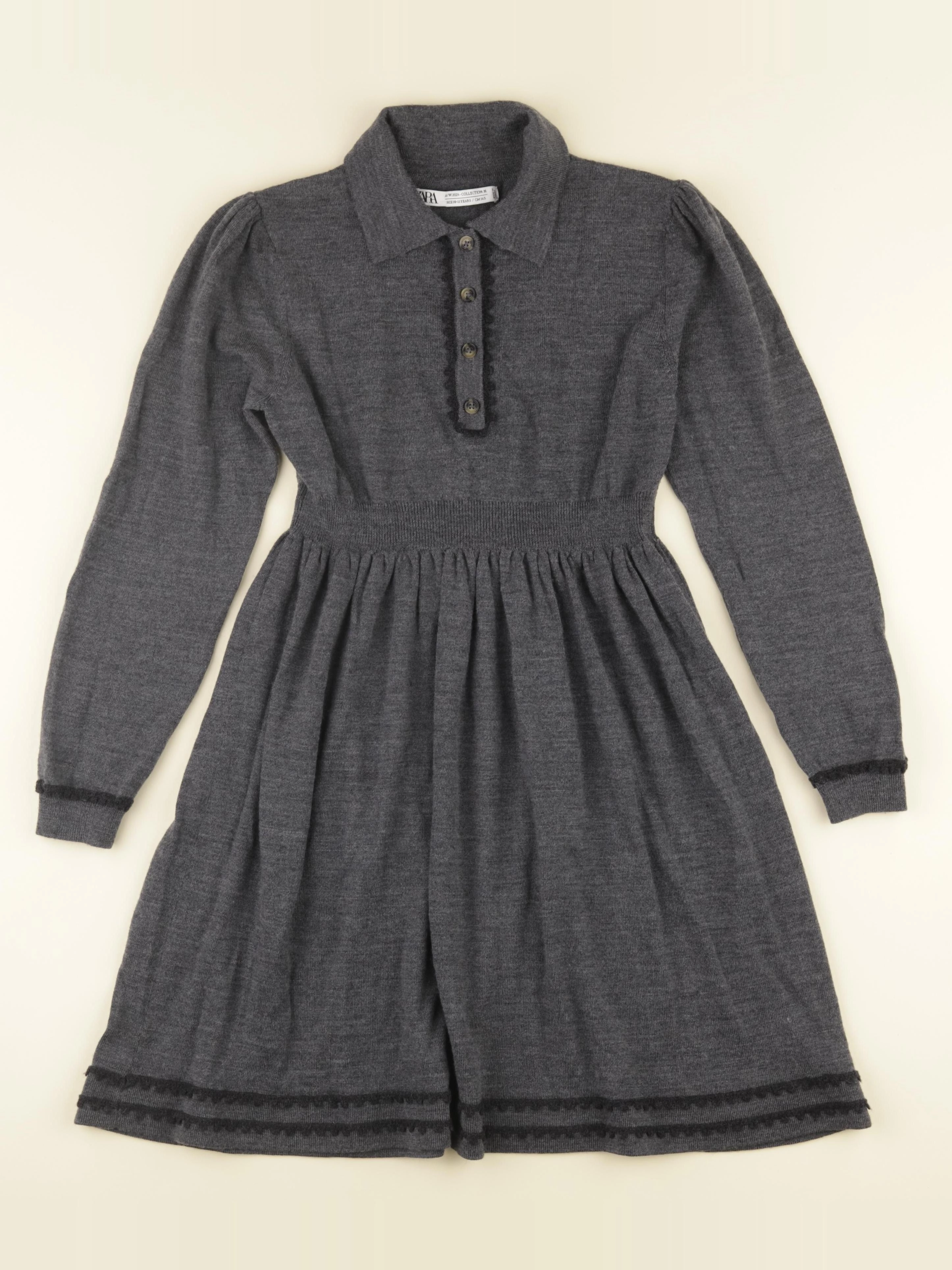 Zara - robe gris - 10/11 ans
