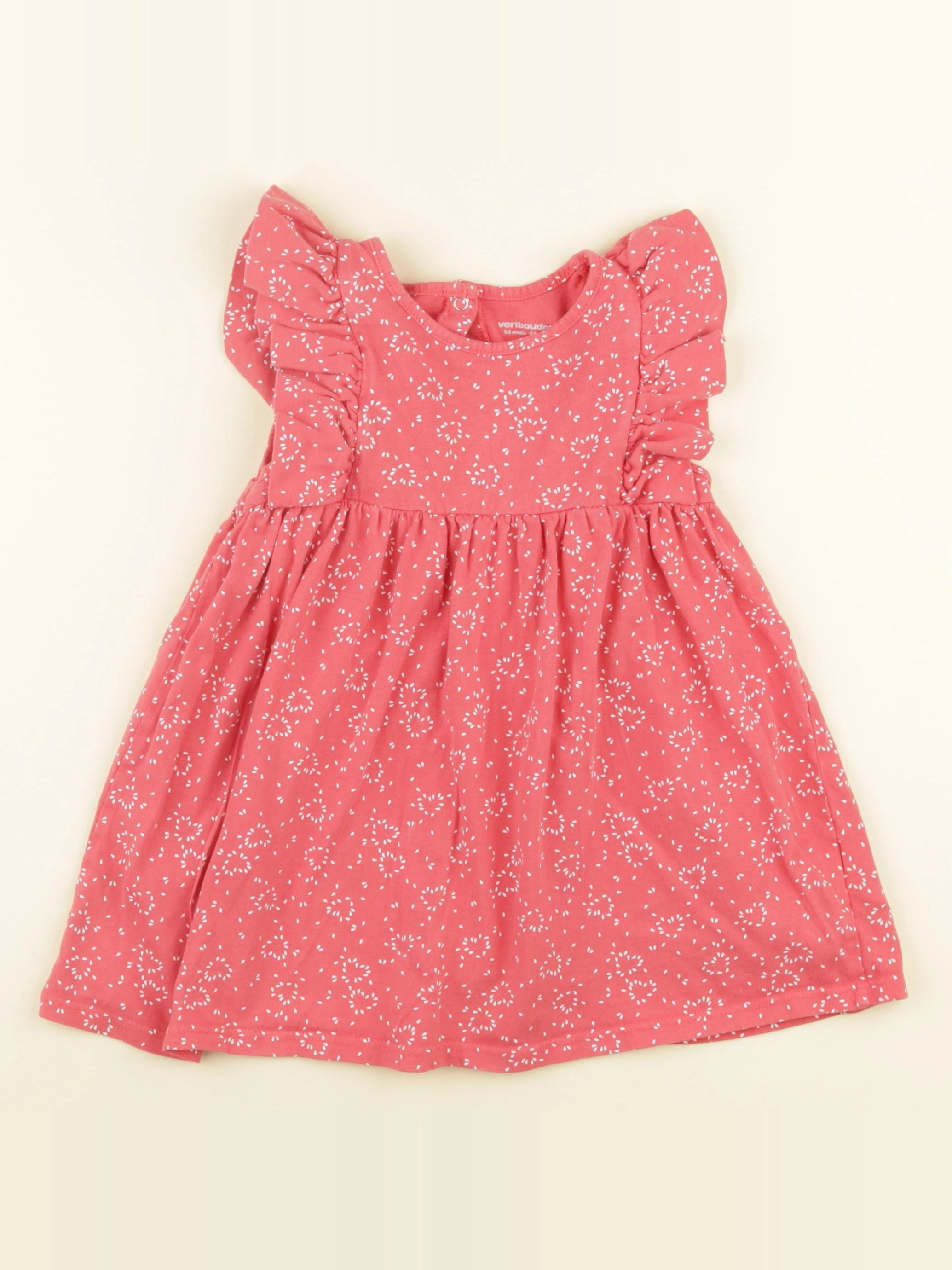 Vertbaudet - robe rose - 36 mois