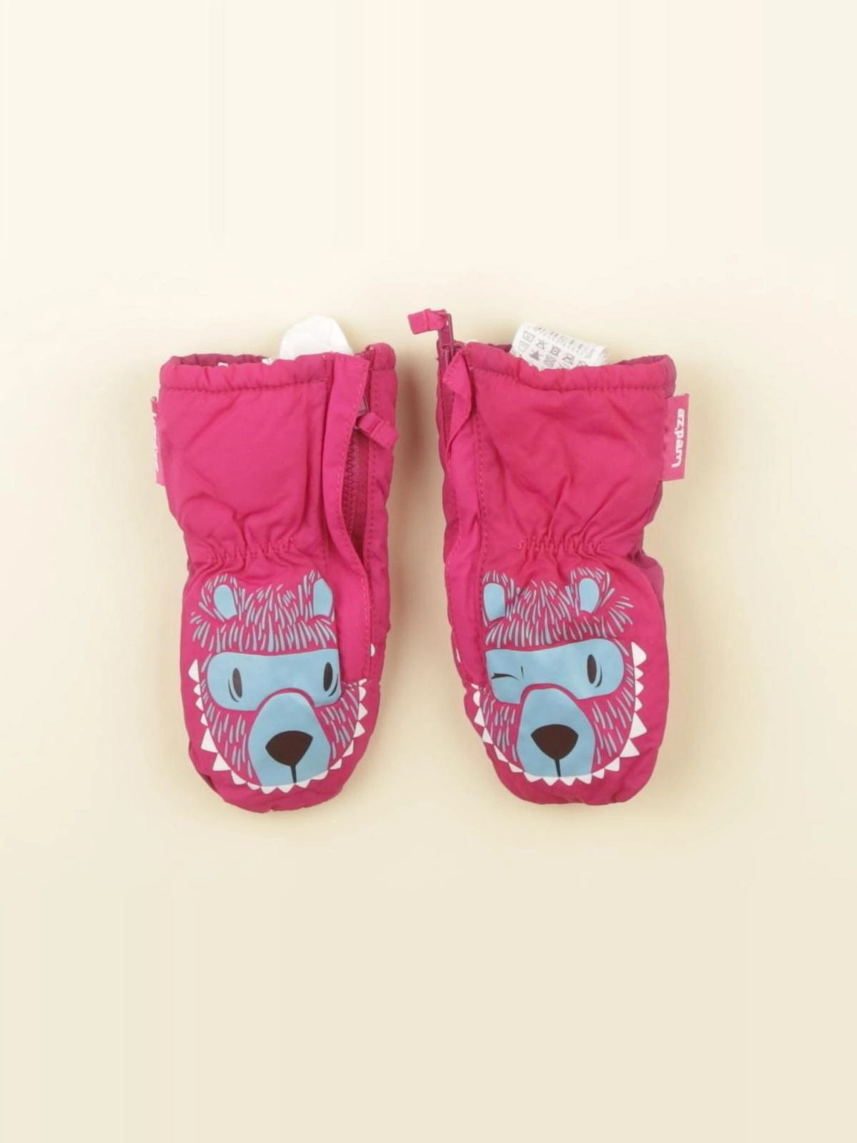 Decathlon ski - moufles de ski rose - 18/24 mois