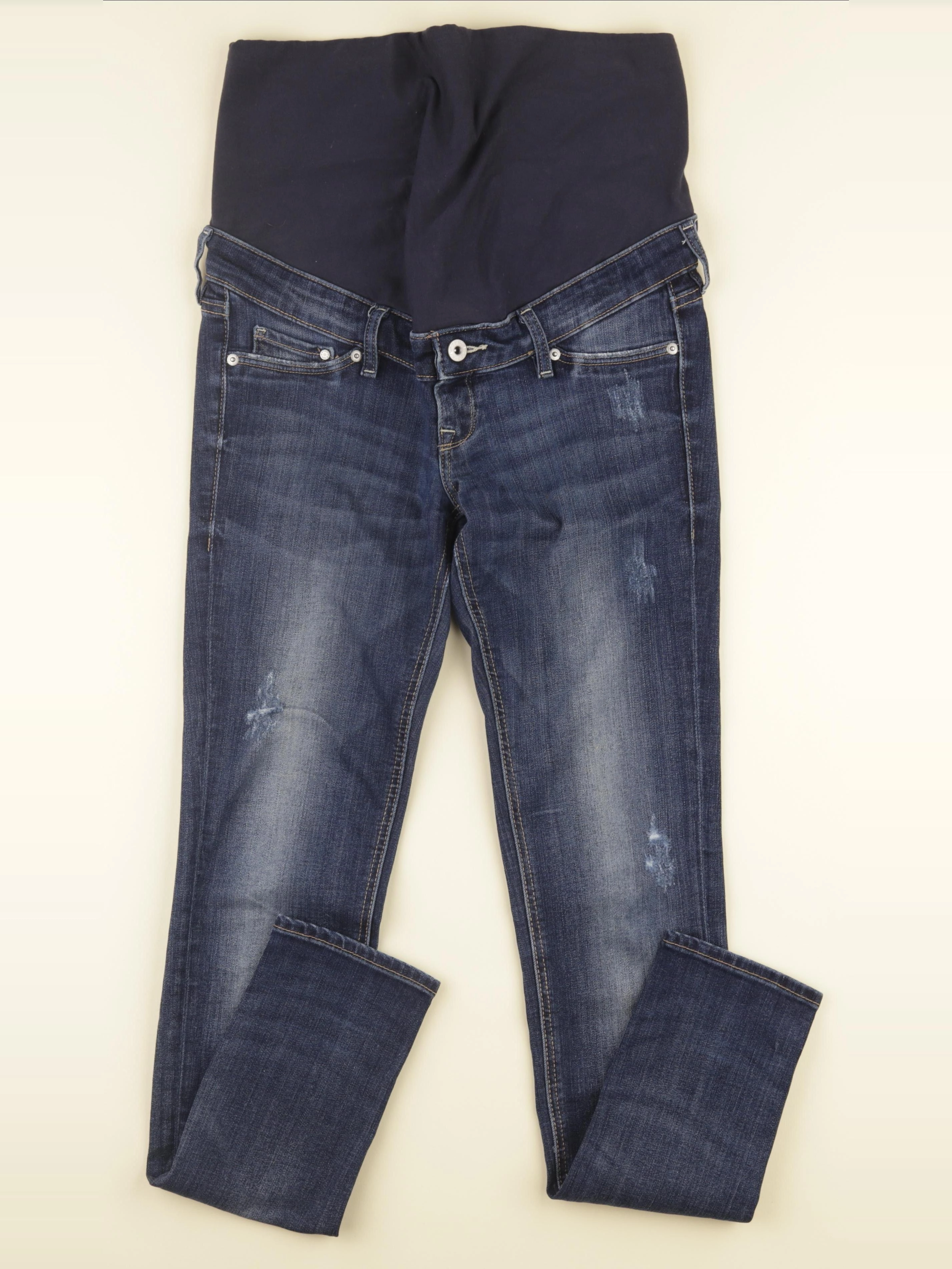 H&M - jean grossesse bleu - 36