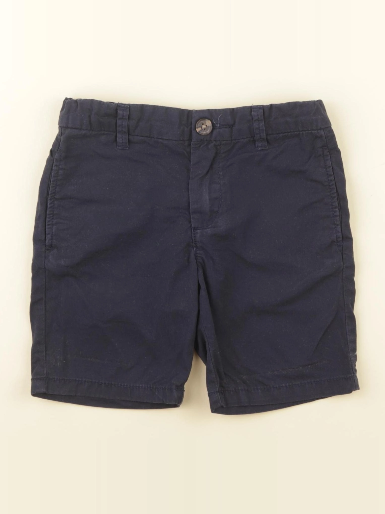 H&M - short bleu - 3/4 ans