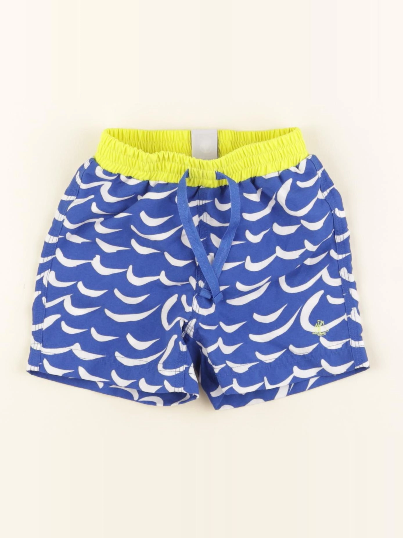 Petit Bateau - maillot de bain blanc, bleu - 12 mois