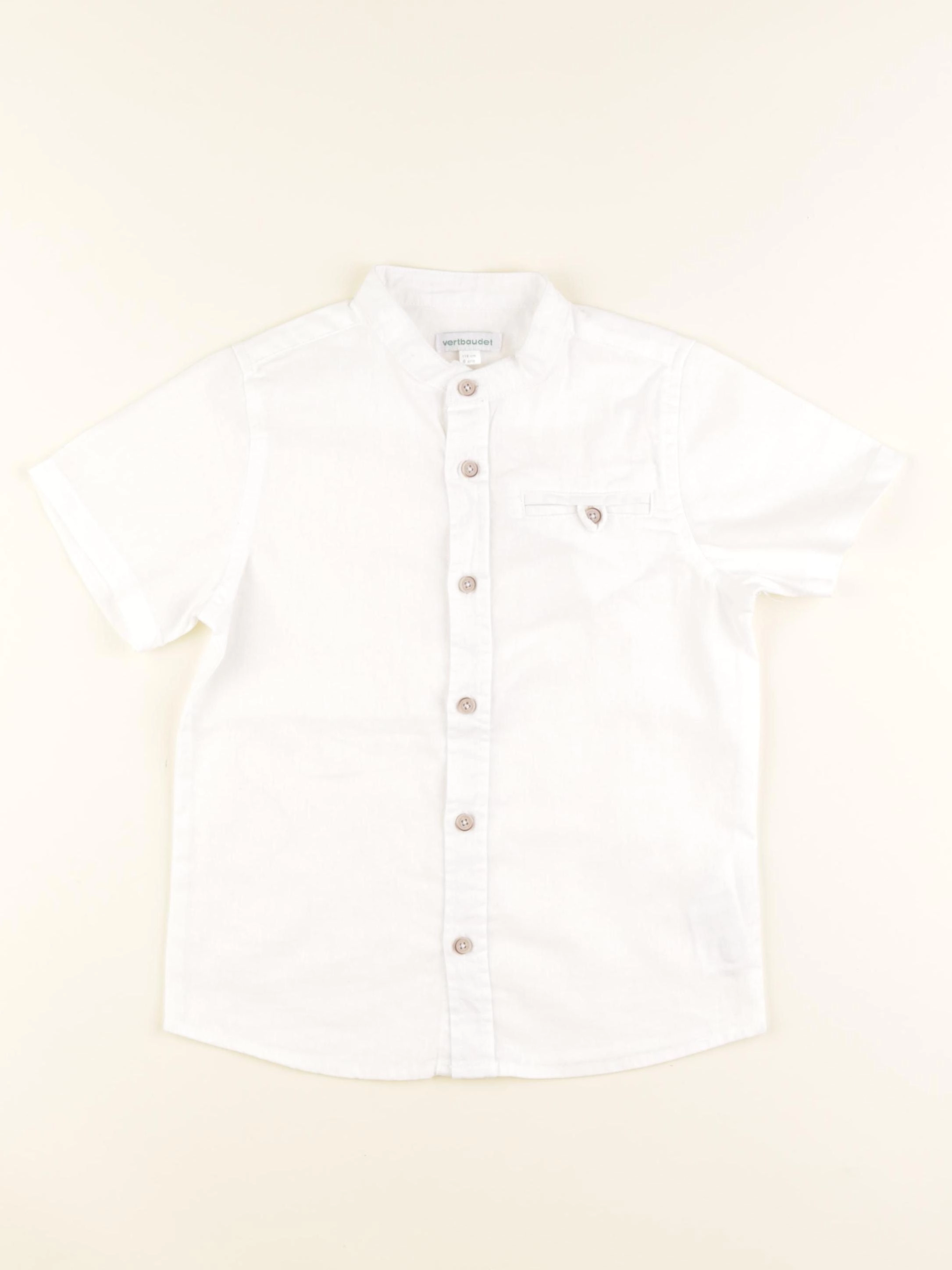 Vertbaudet - chemise blanc - 6 ans