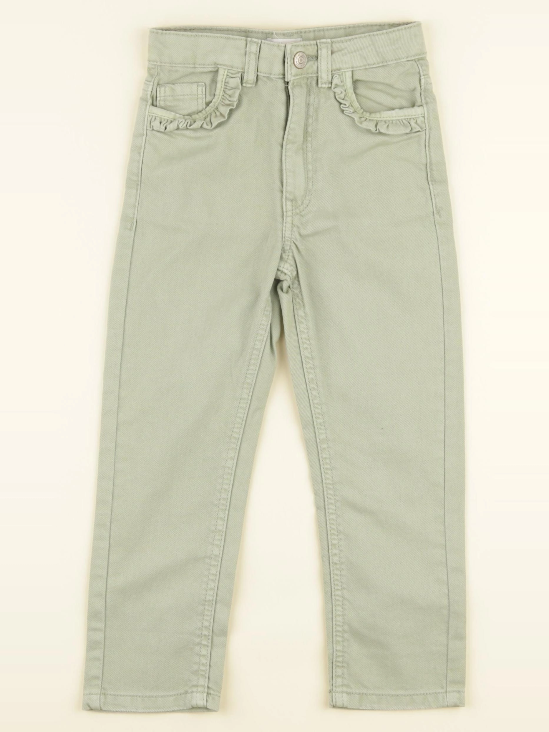 Vertbaudet - jean vert - 4 ans