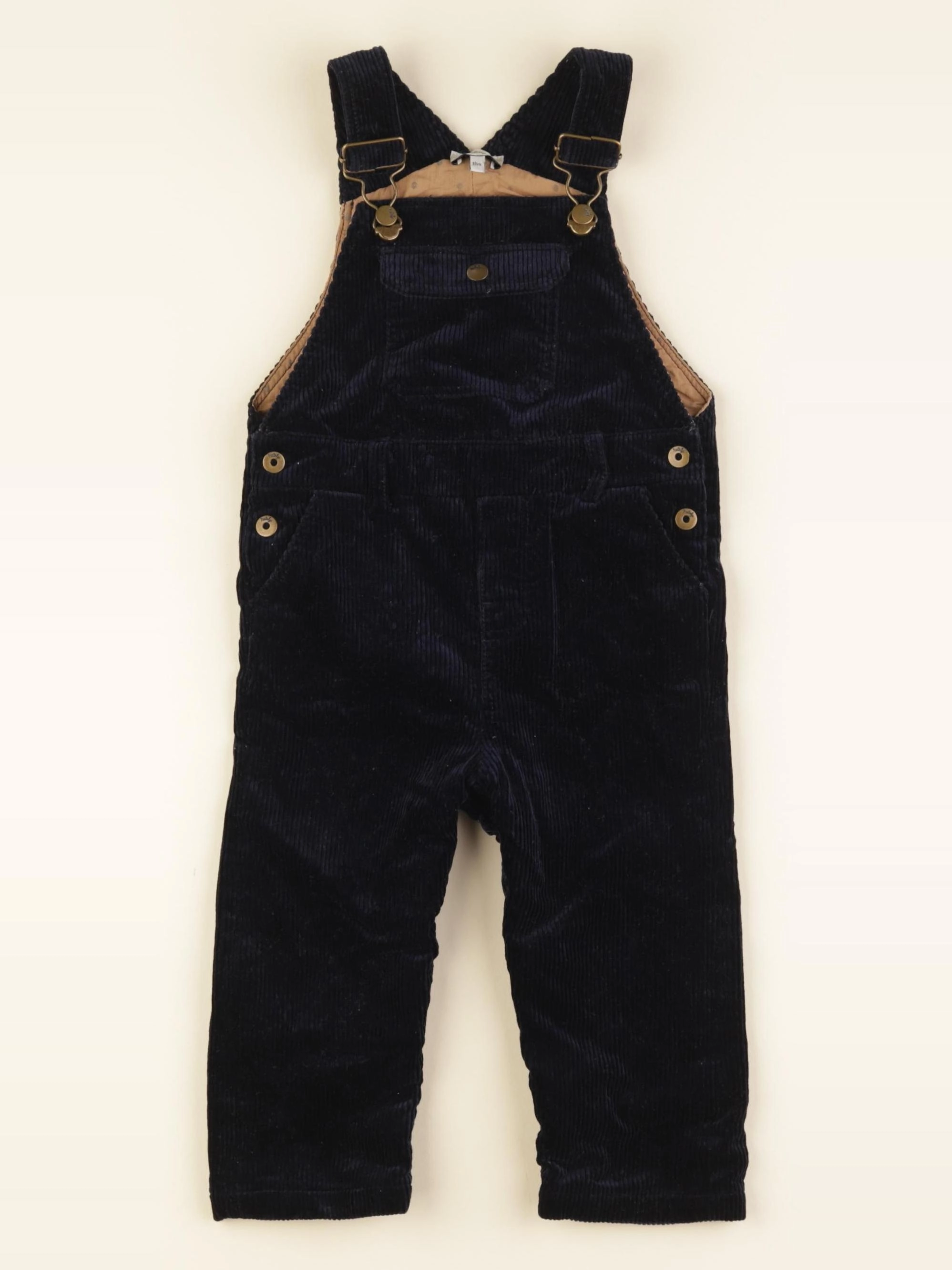 Natalys - salopette bleu - 18 mois