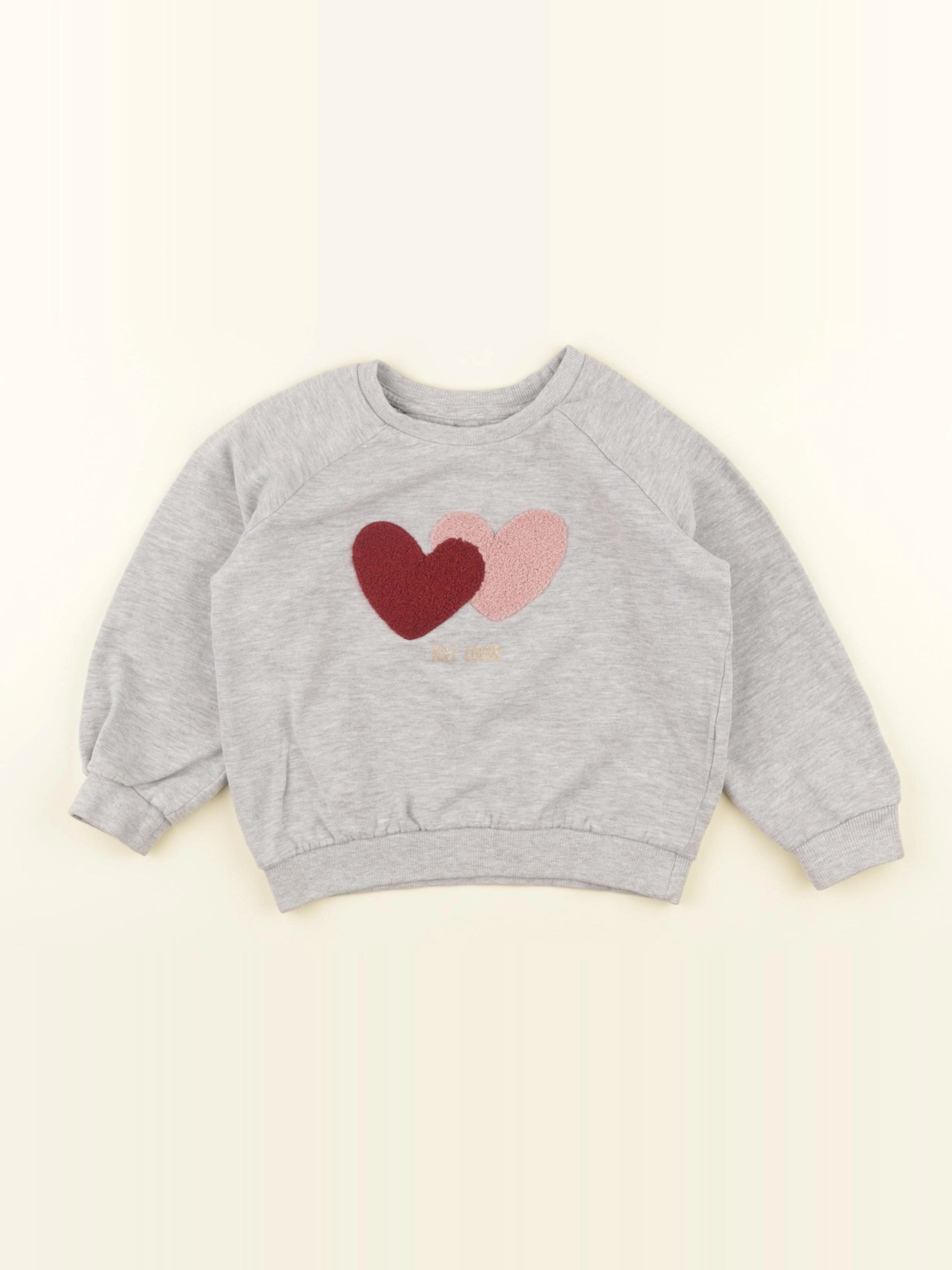 Vertbaudet - sweat gris - 4 ans