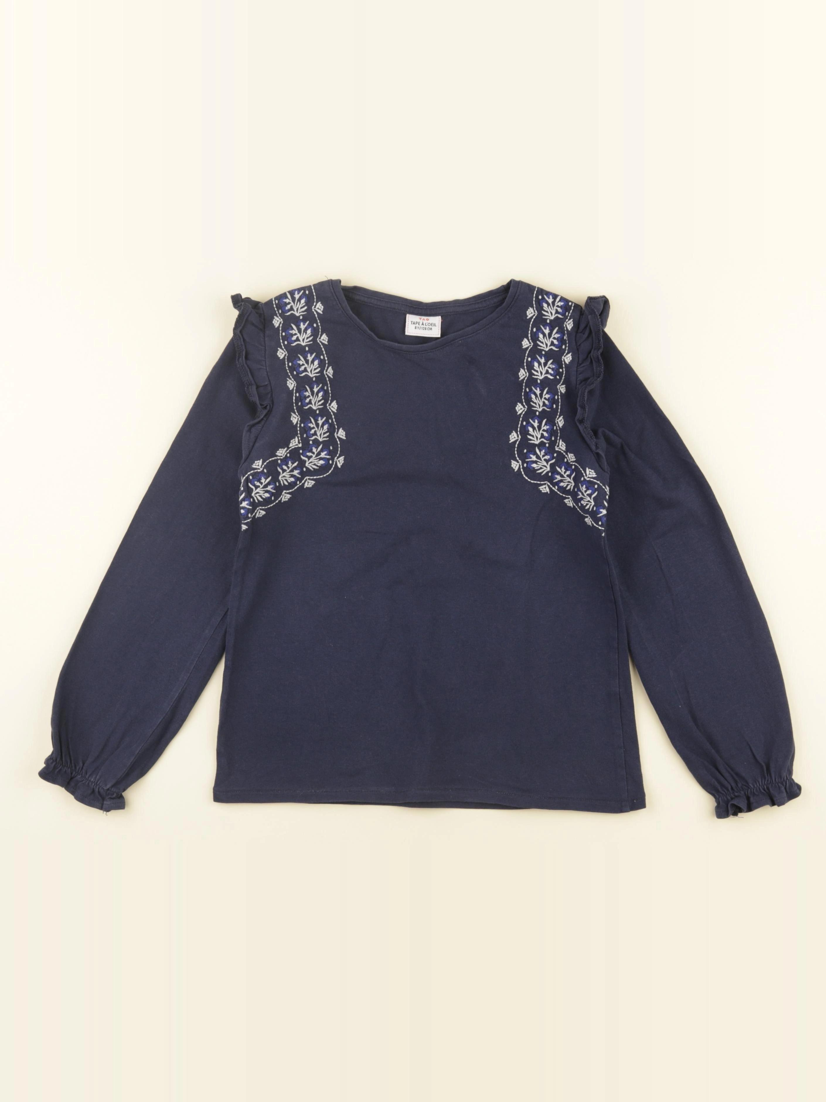 Tape à l'oeil - tee-shirt bleu - 8 ans