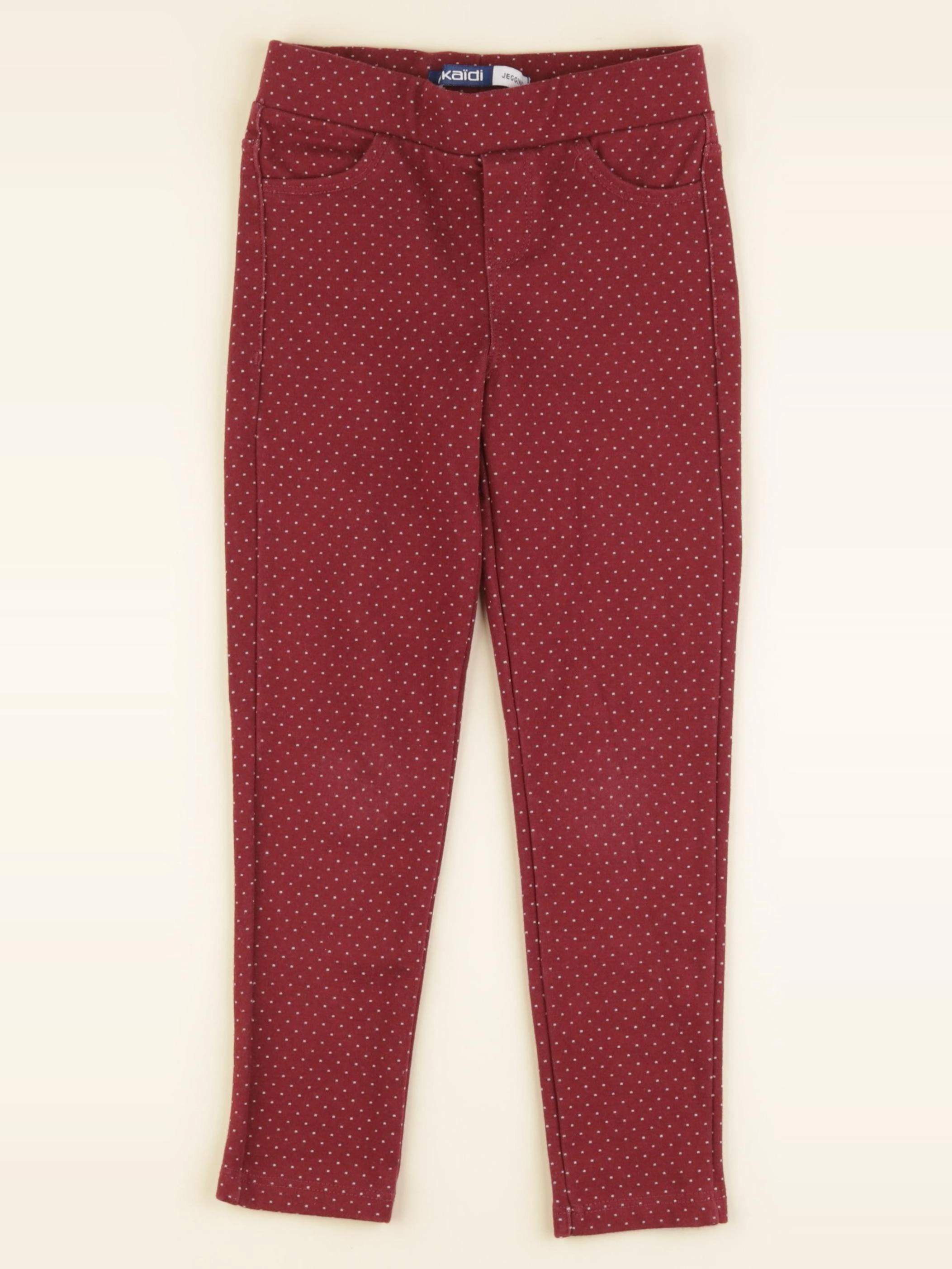 Okaidi - jegging rouge - 6 ans