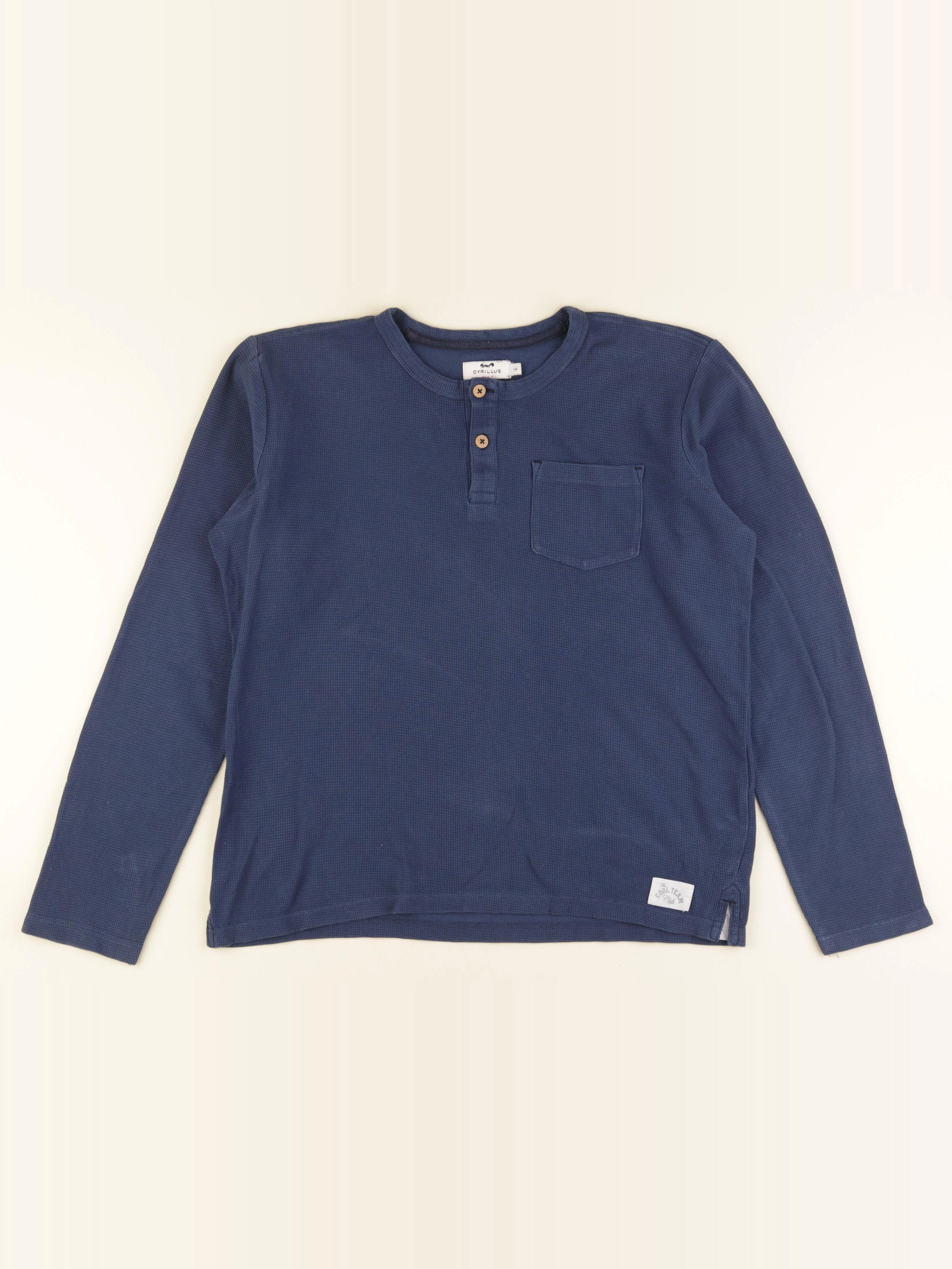 Cyrillus - tee-shirt bleu - 14 ans