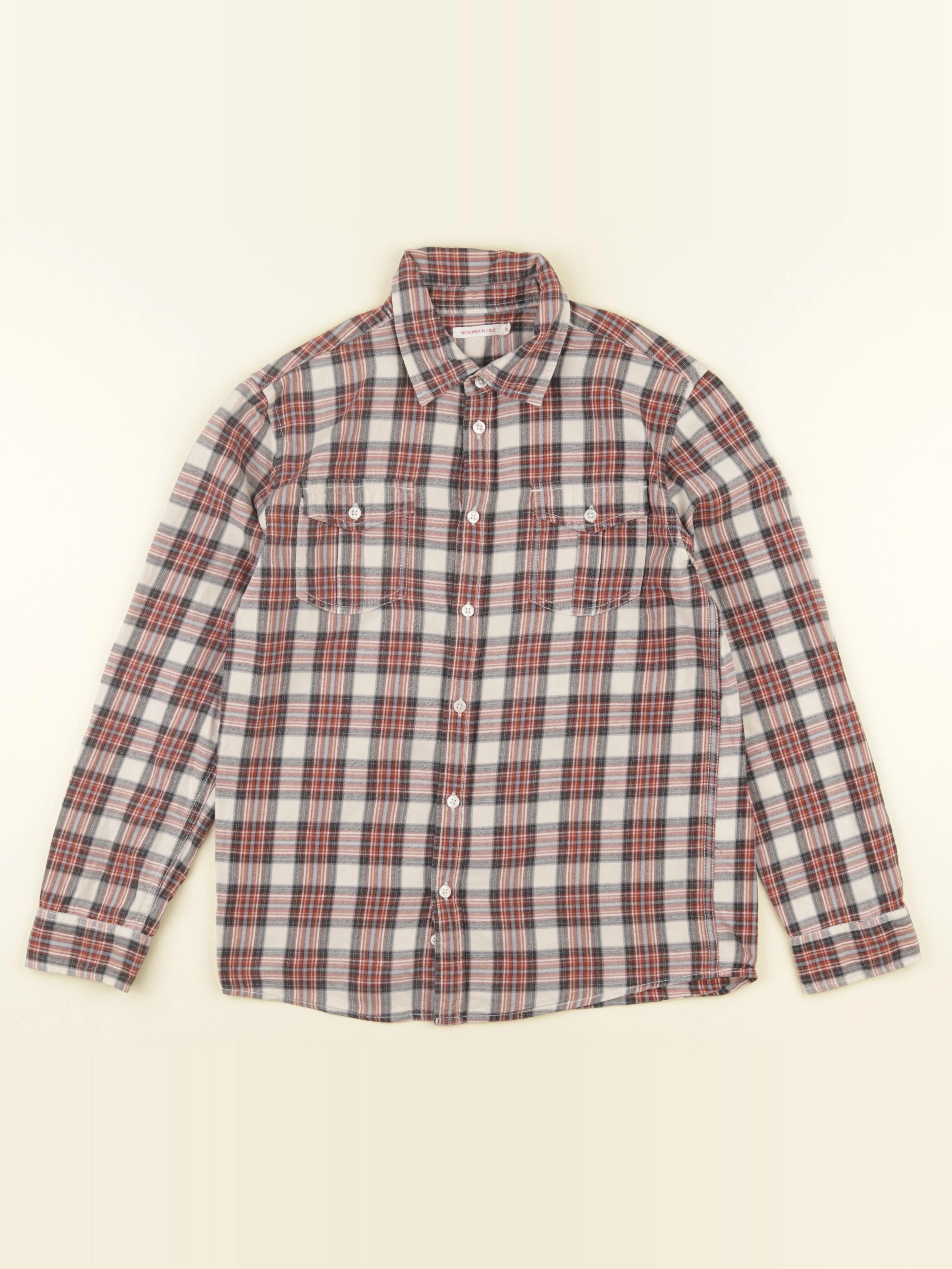 Monoprix - chemise multicolore - 12 ans