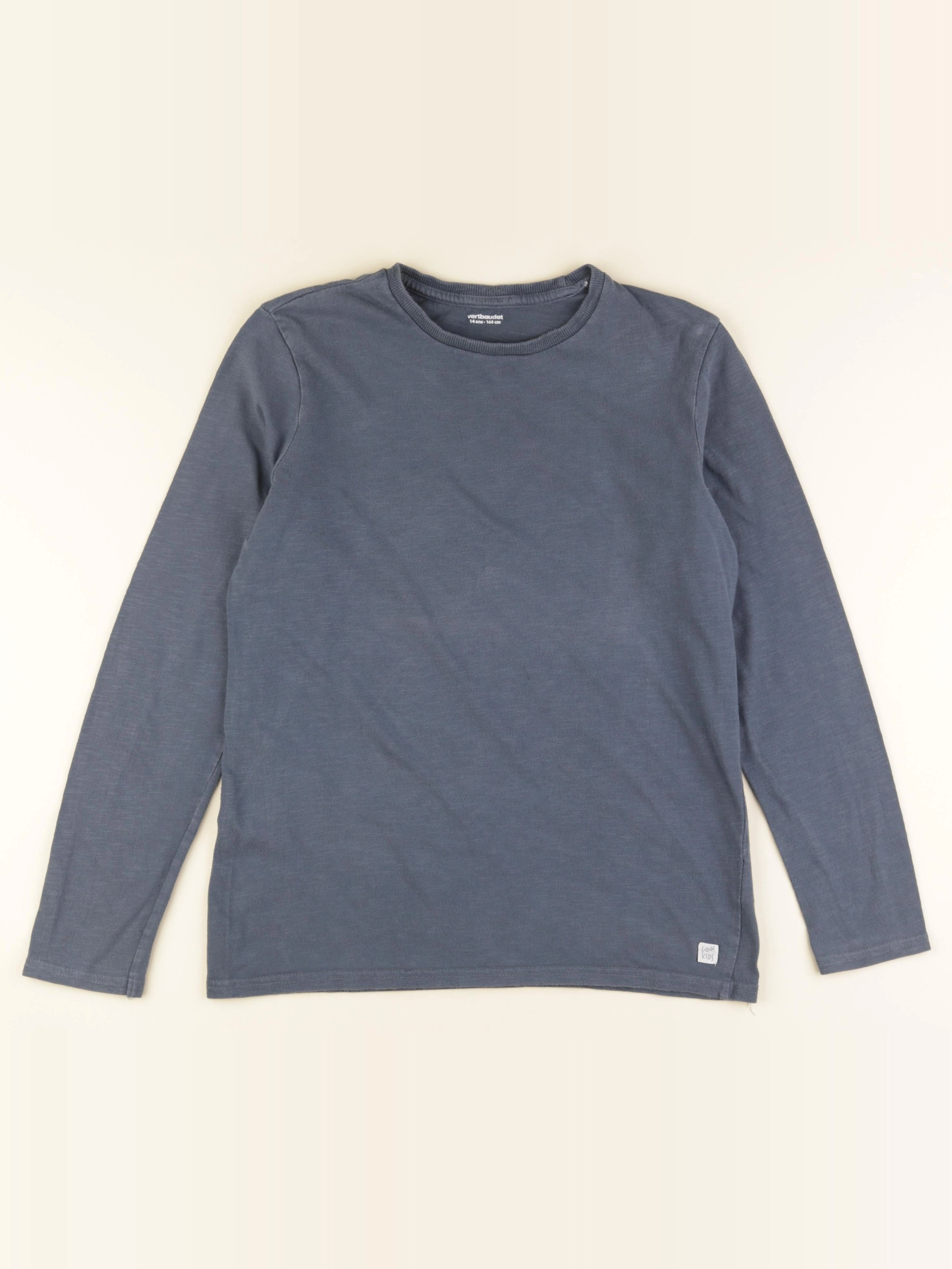 Vertbaudet - tee-shirt bleu - 14 ans