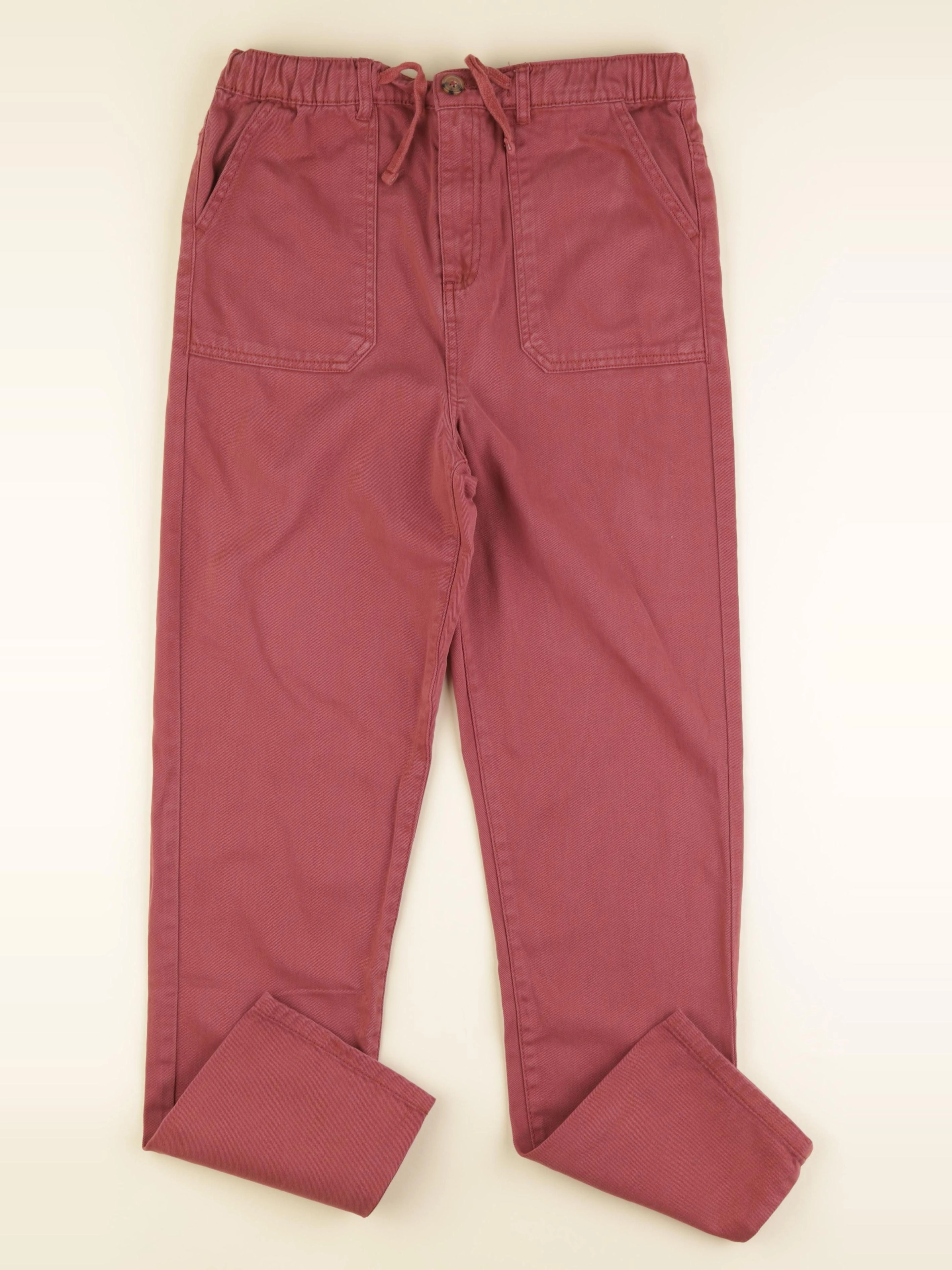 Vertbaudet - pantalon rouge - 14 ans
