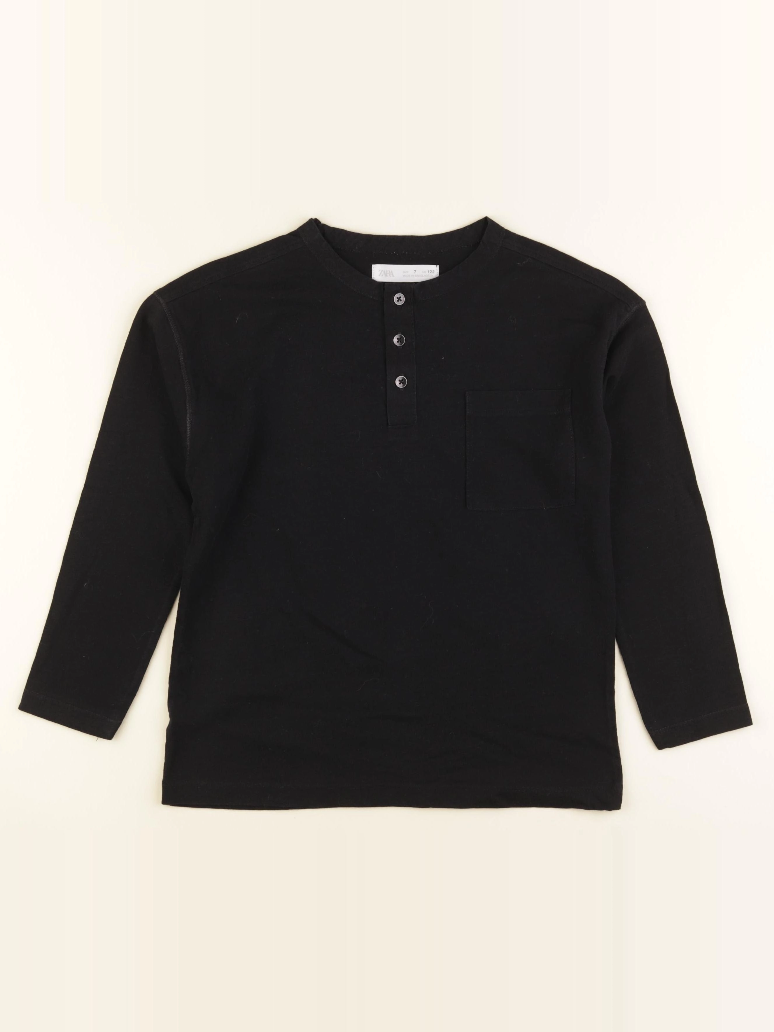 Zara - tee-shirt noir - 7 ans