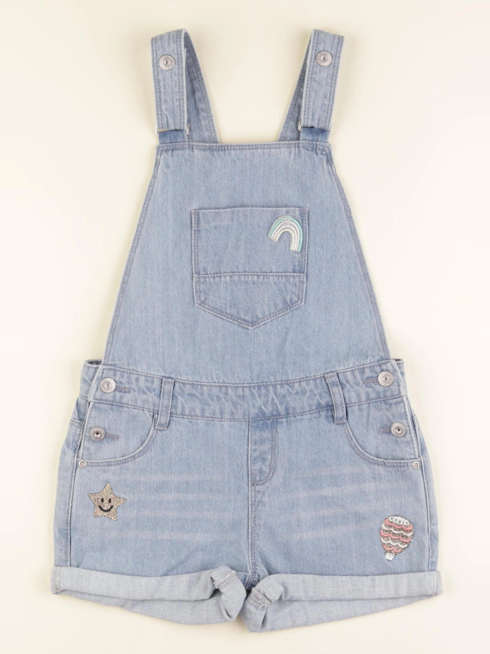 Vertbaudet - salopette bleu - 9 ans