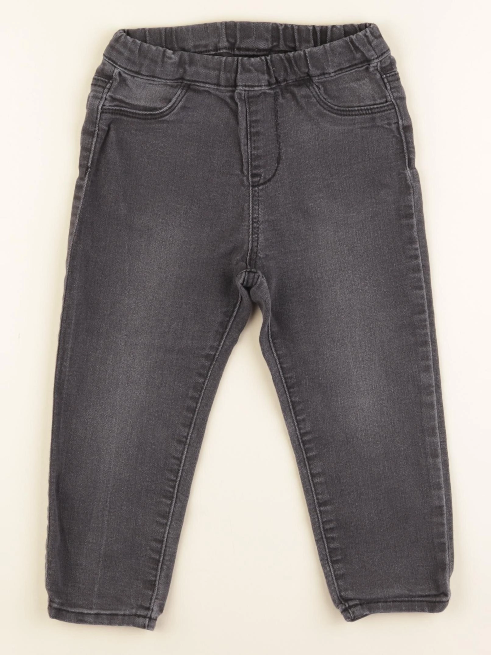 H&M - jegging gris - 2 ans