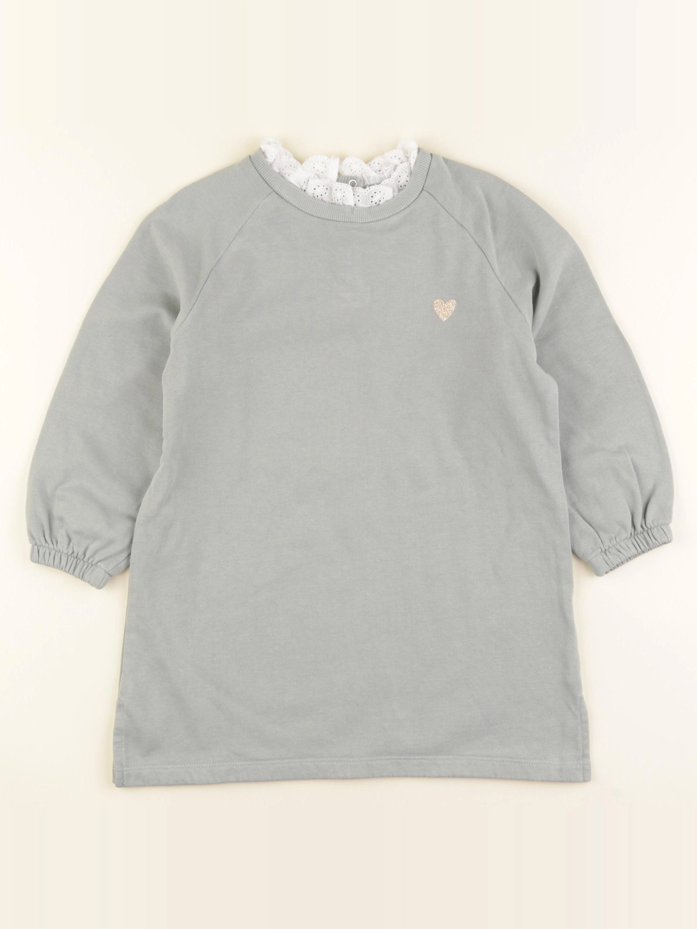 Vertbaudet - robe vert - 6 ans